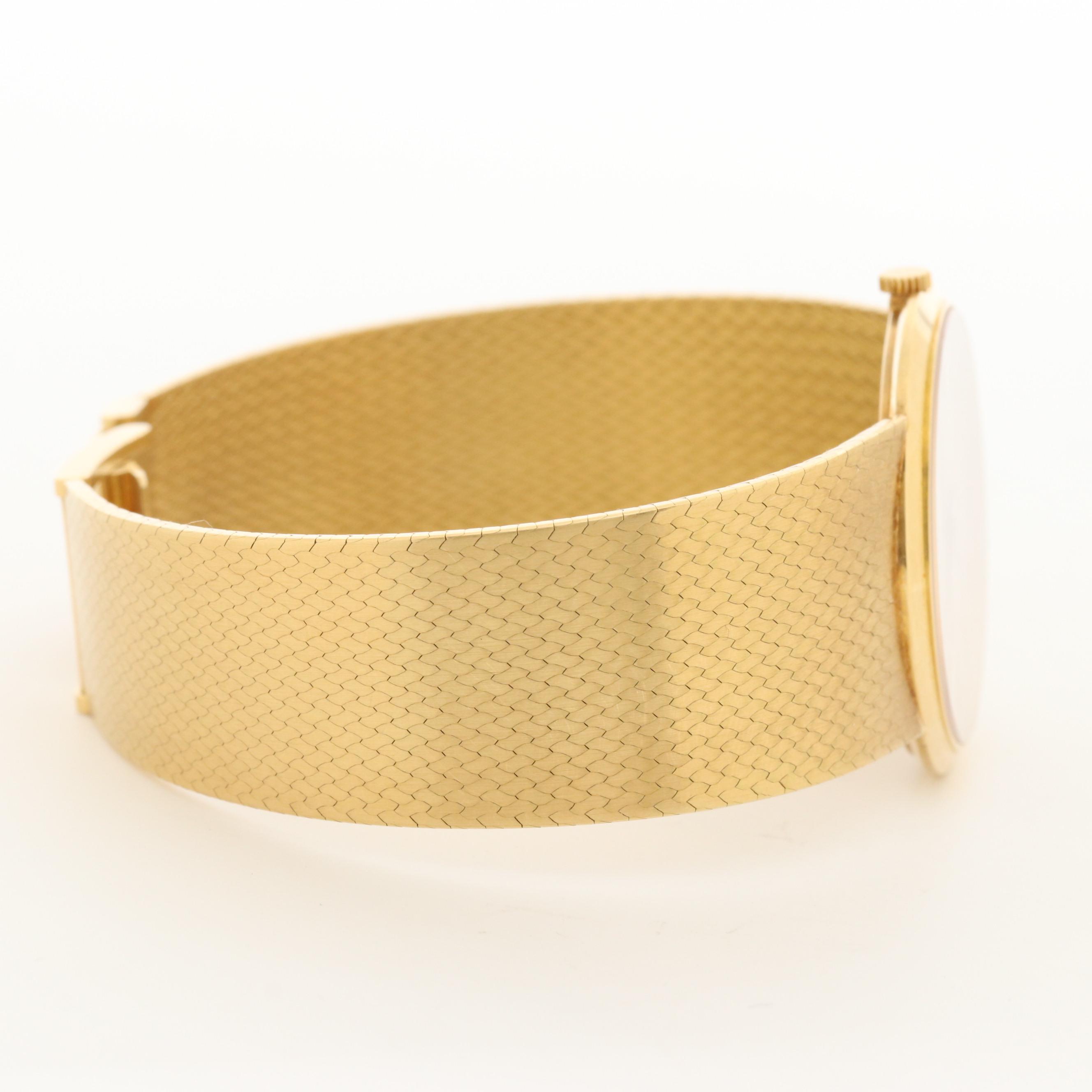 Vintage Audemars Piguet Ultra-Thin 18K Gold Stem Wind Watch, Circa 1970