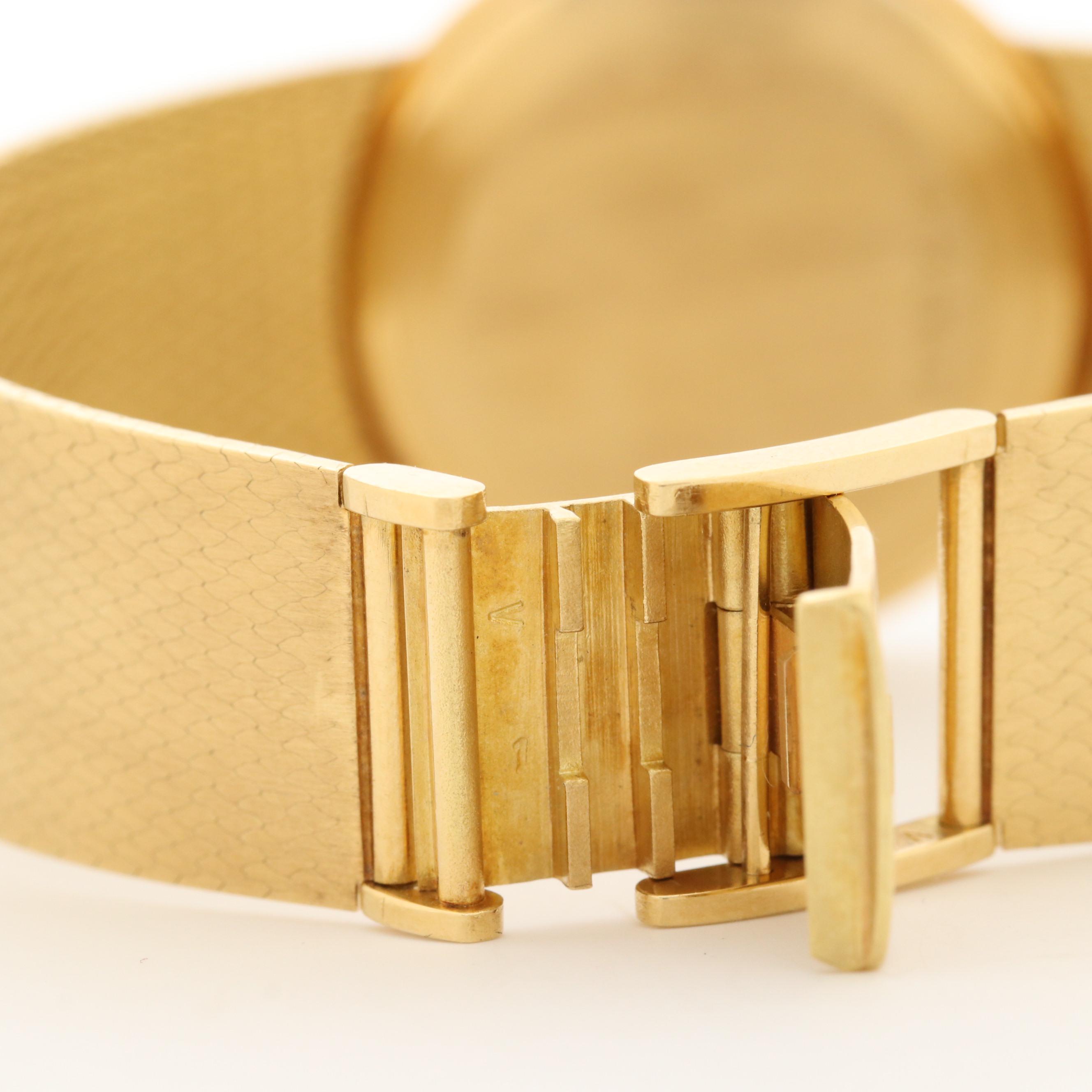 Vintage Audemars Piguet Ultra-Thin 18K Gold Stem Wind Watch, Circa 1970