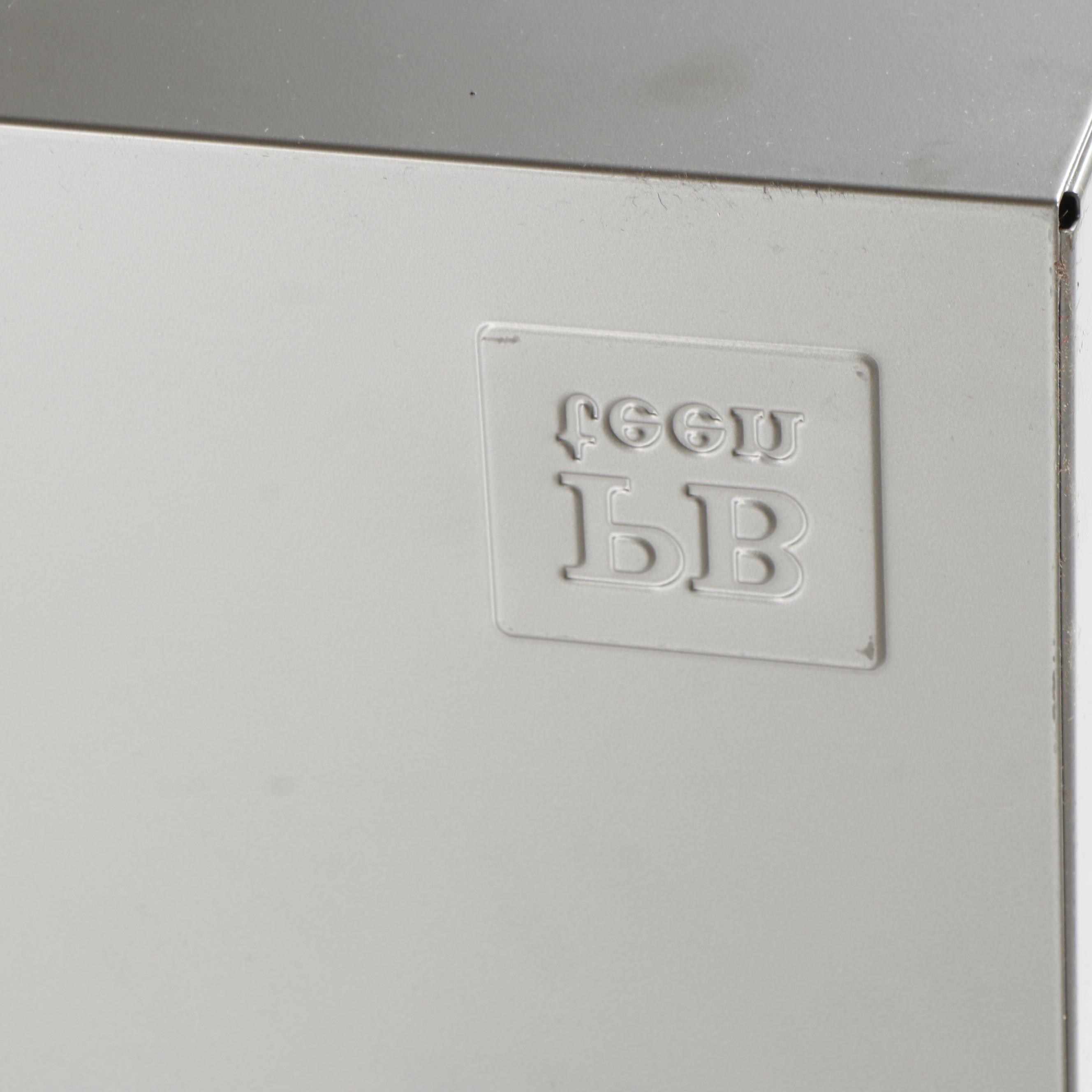 Contemporary Pottery Barn Teen "Locker" Metal Dresser and Wall Shelf