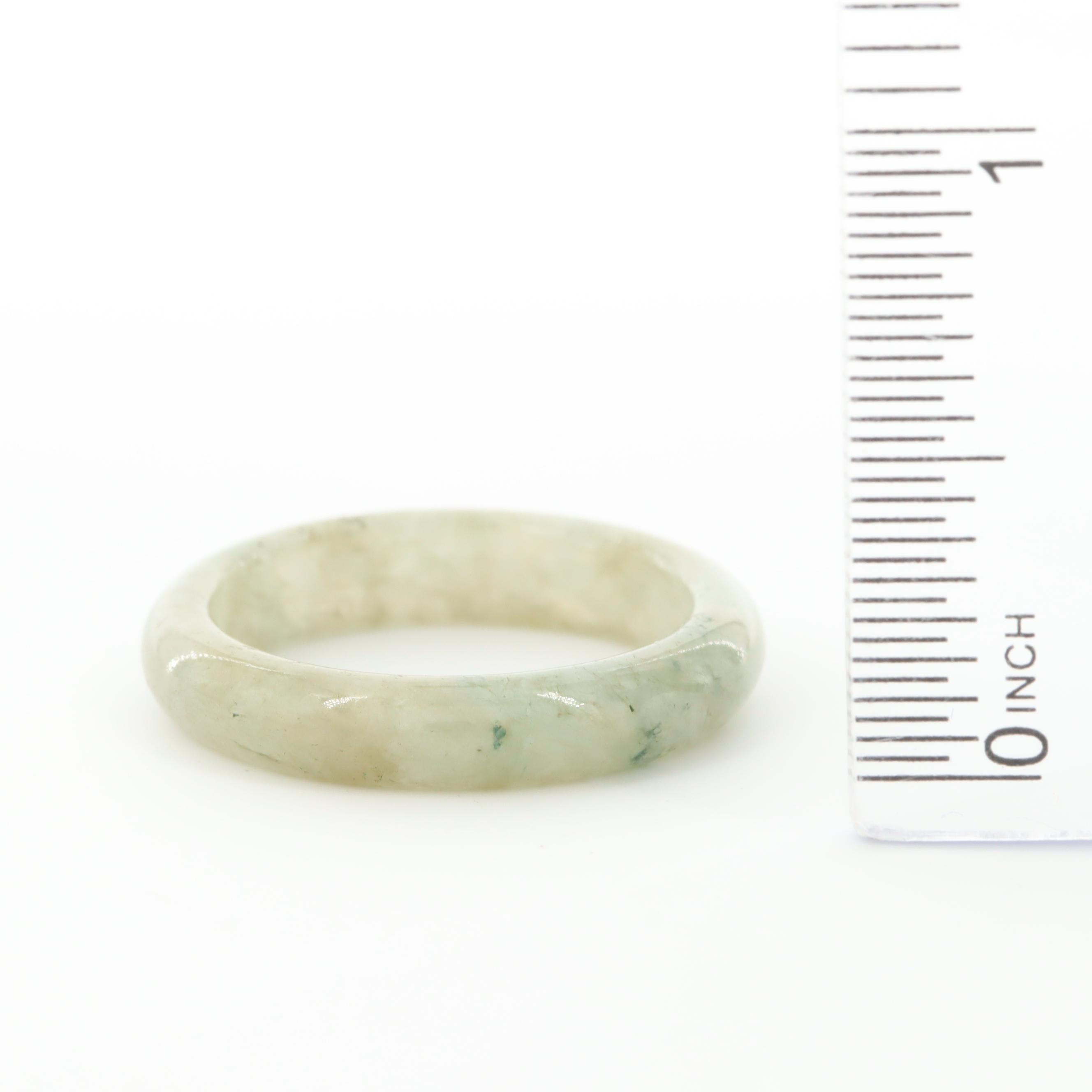 Carved Jadeite Rings