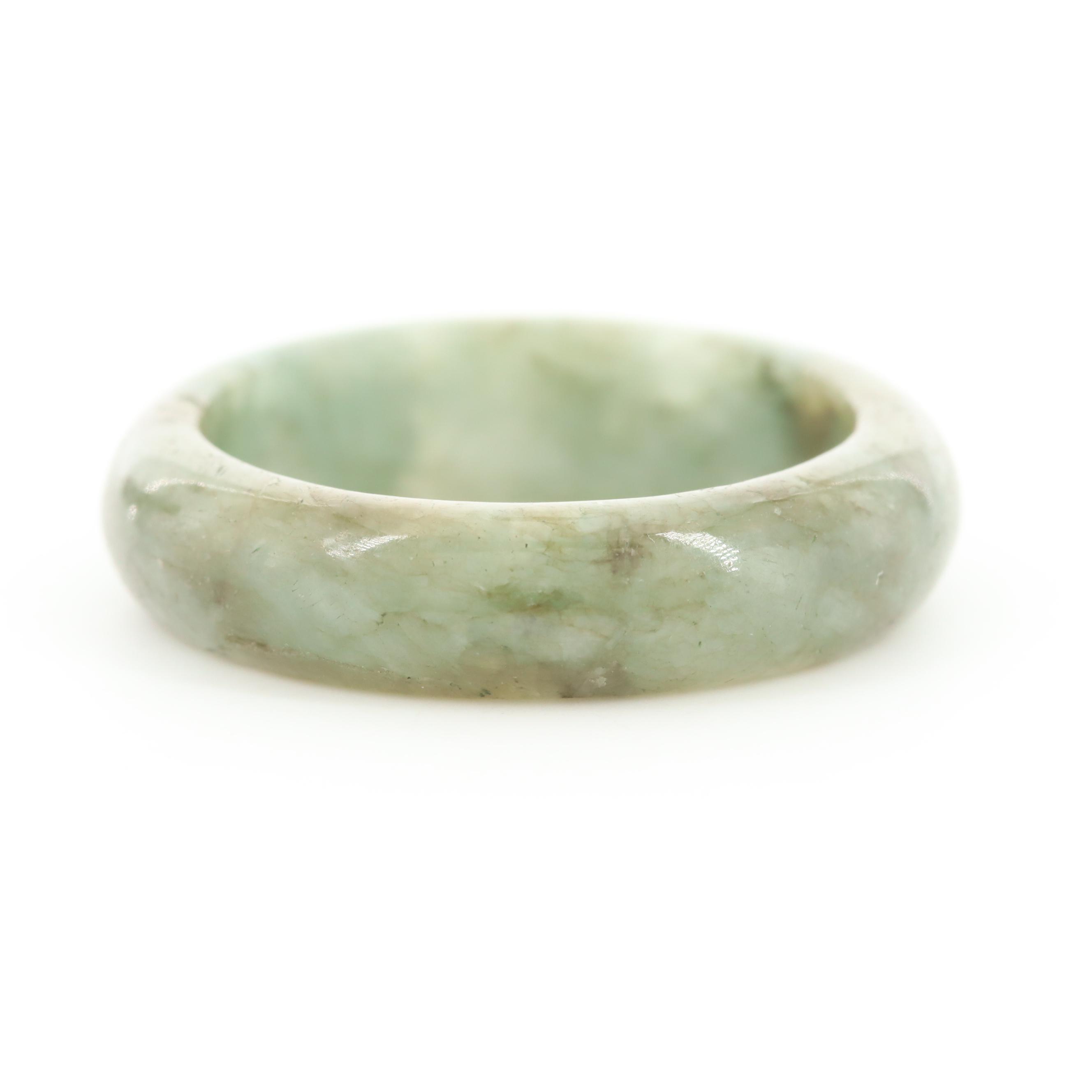 Carved Jadeite Rings