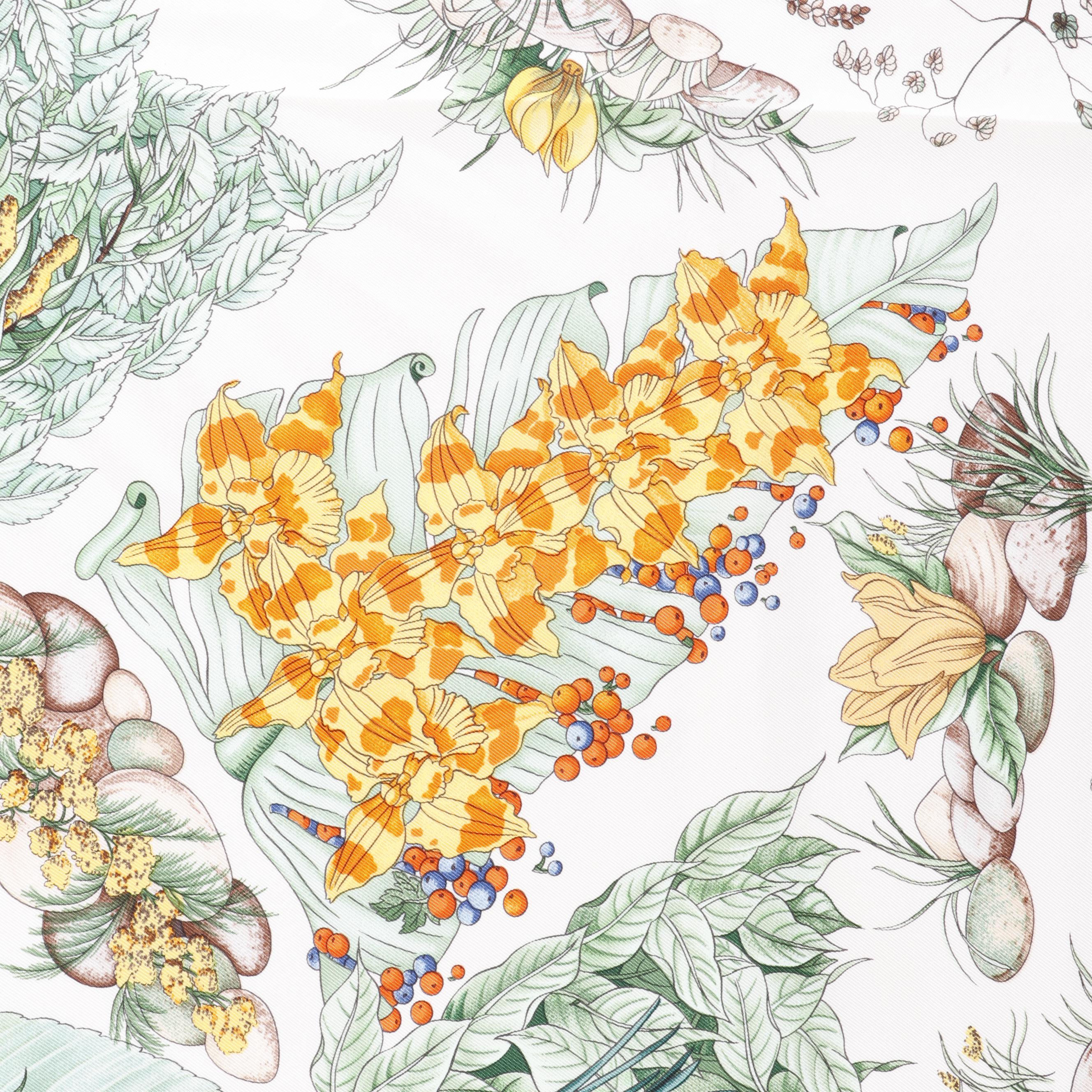 Hermès of Paris "Pythagore" Silk Scarf Designed by Zoé Pauwels