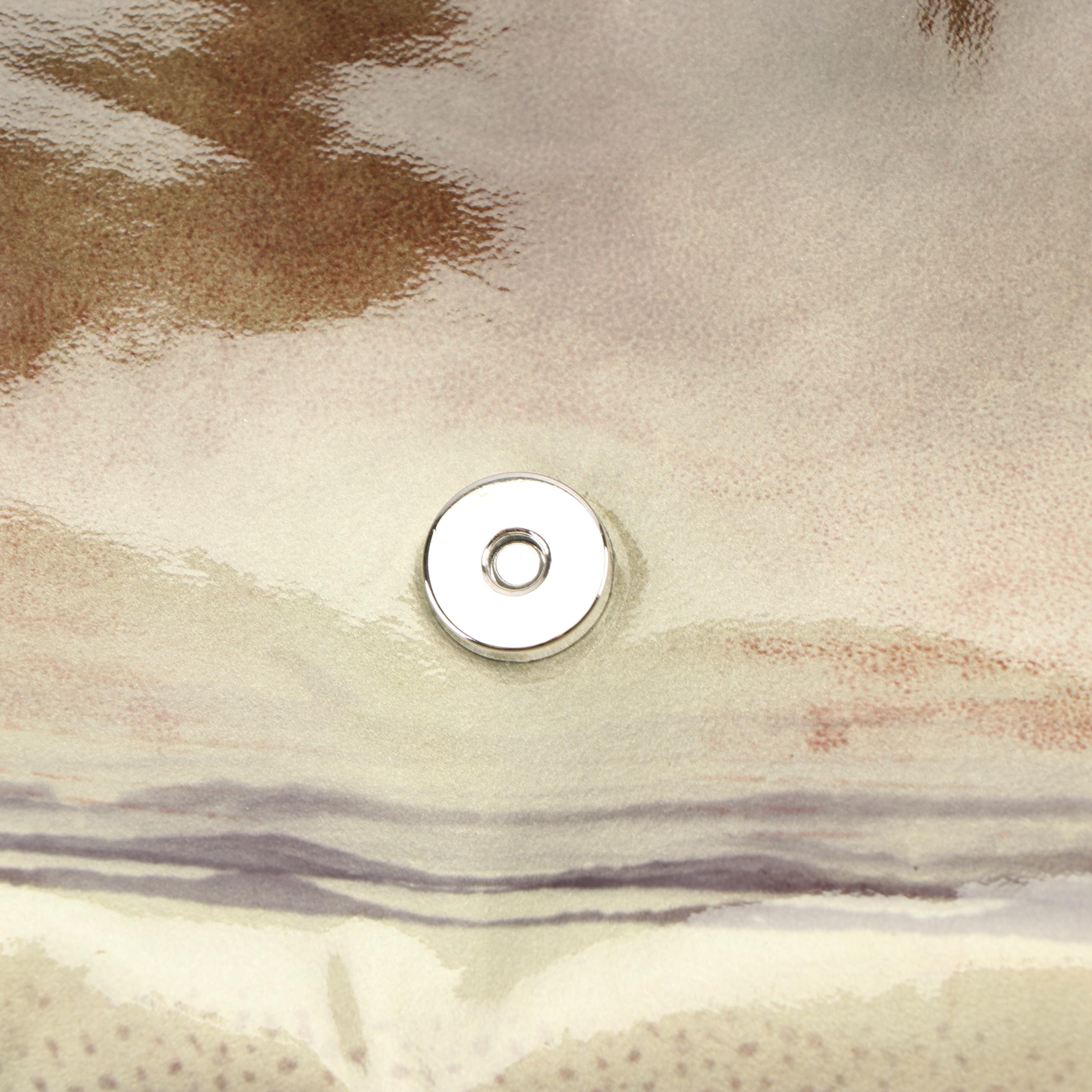 Prada Ombré Patent Leather Envelope Clutch