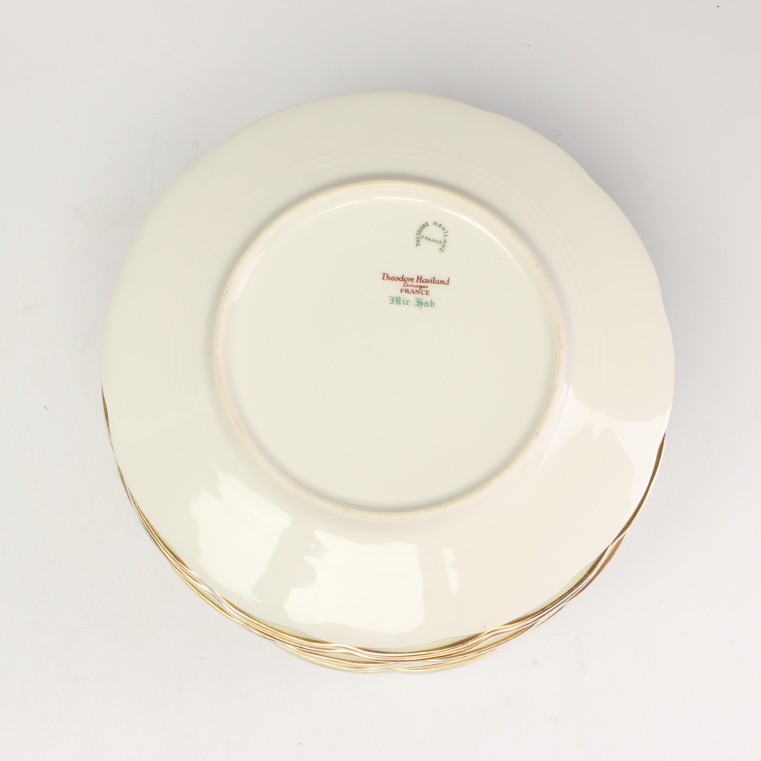 Haviland Limoges "Mir Hab" Porcelain Plates