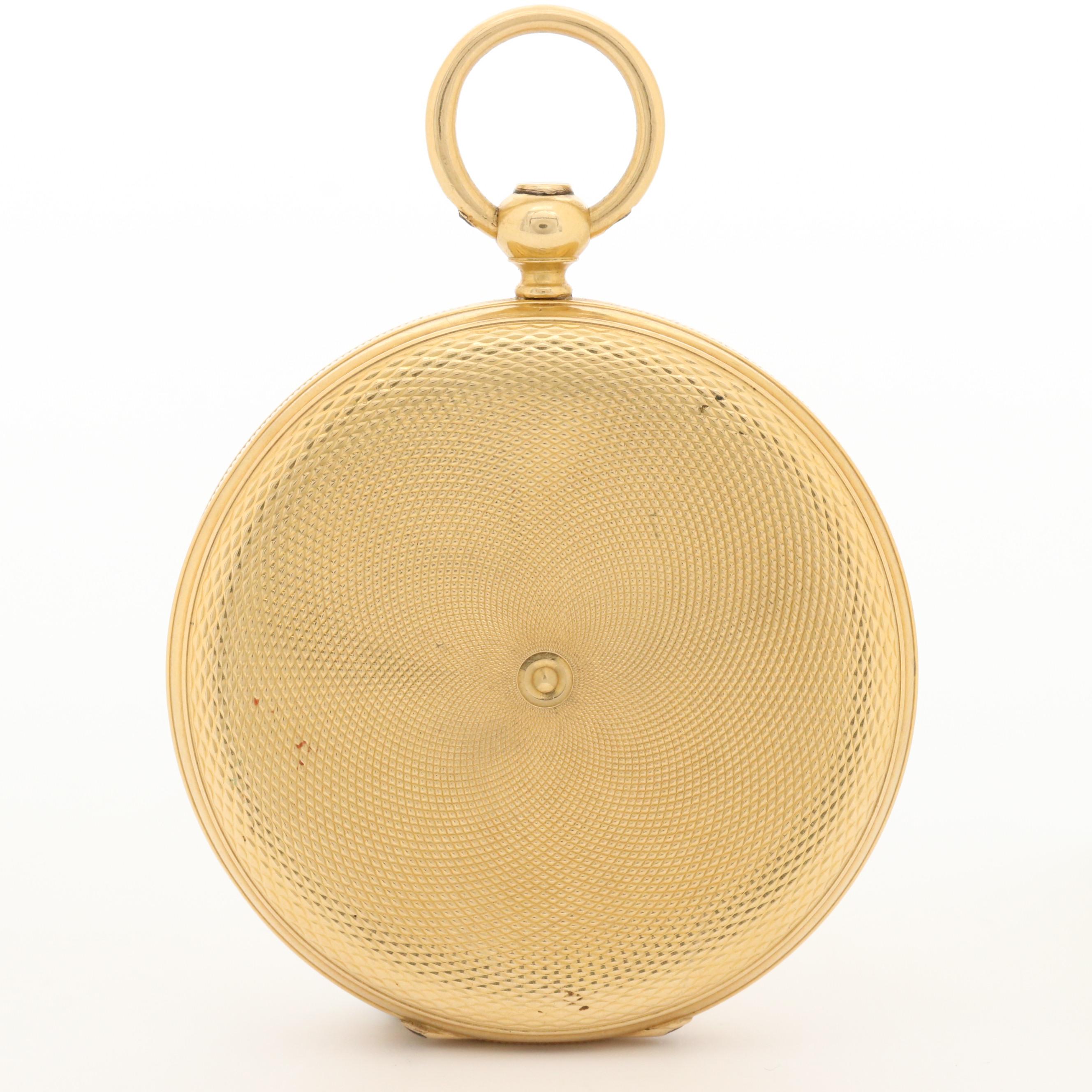 Antique Vacheron & Constantin 18K Gold Hunter Case Pocket Watch