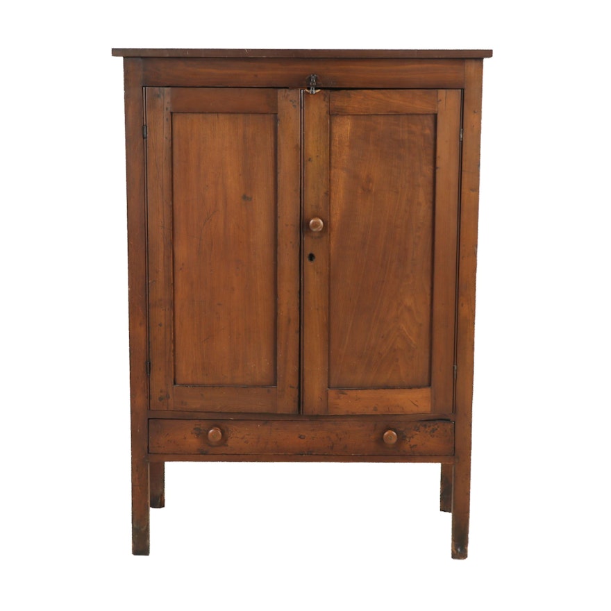 Wooden Cupboard Cabinet, Early 20th Century