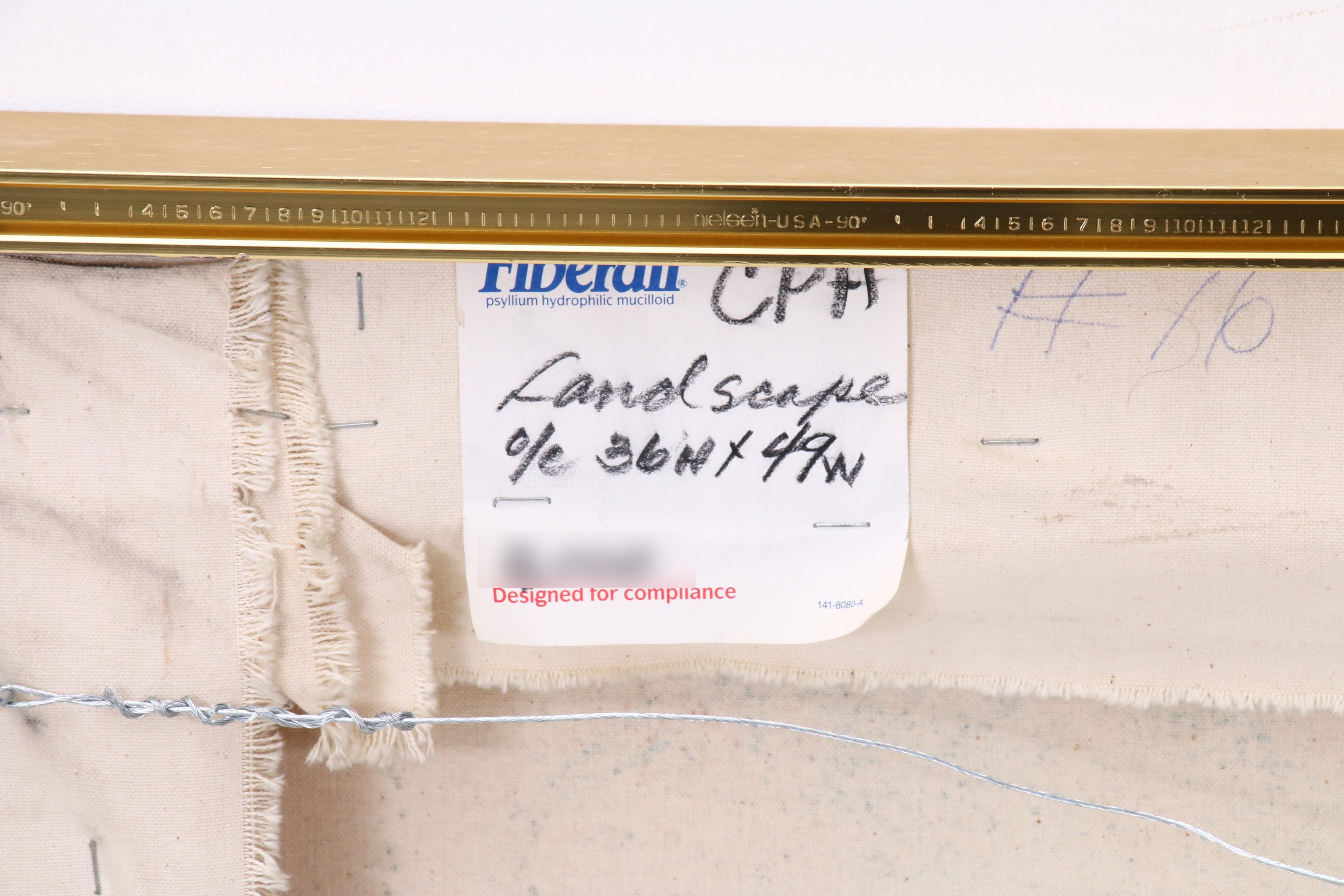 Alfred L. Bright Abstract Oil Painting "Landscape"