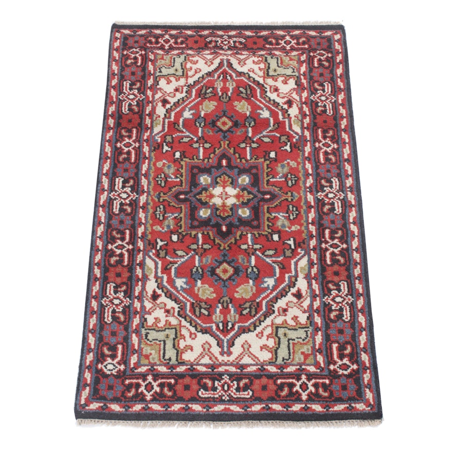 3' x 5'2 Hand-Knotted Indo-Persian Heriz Rug
