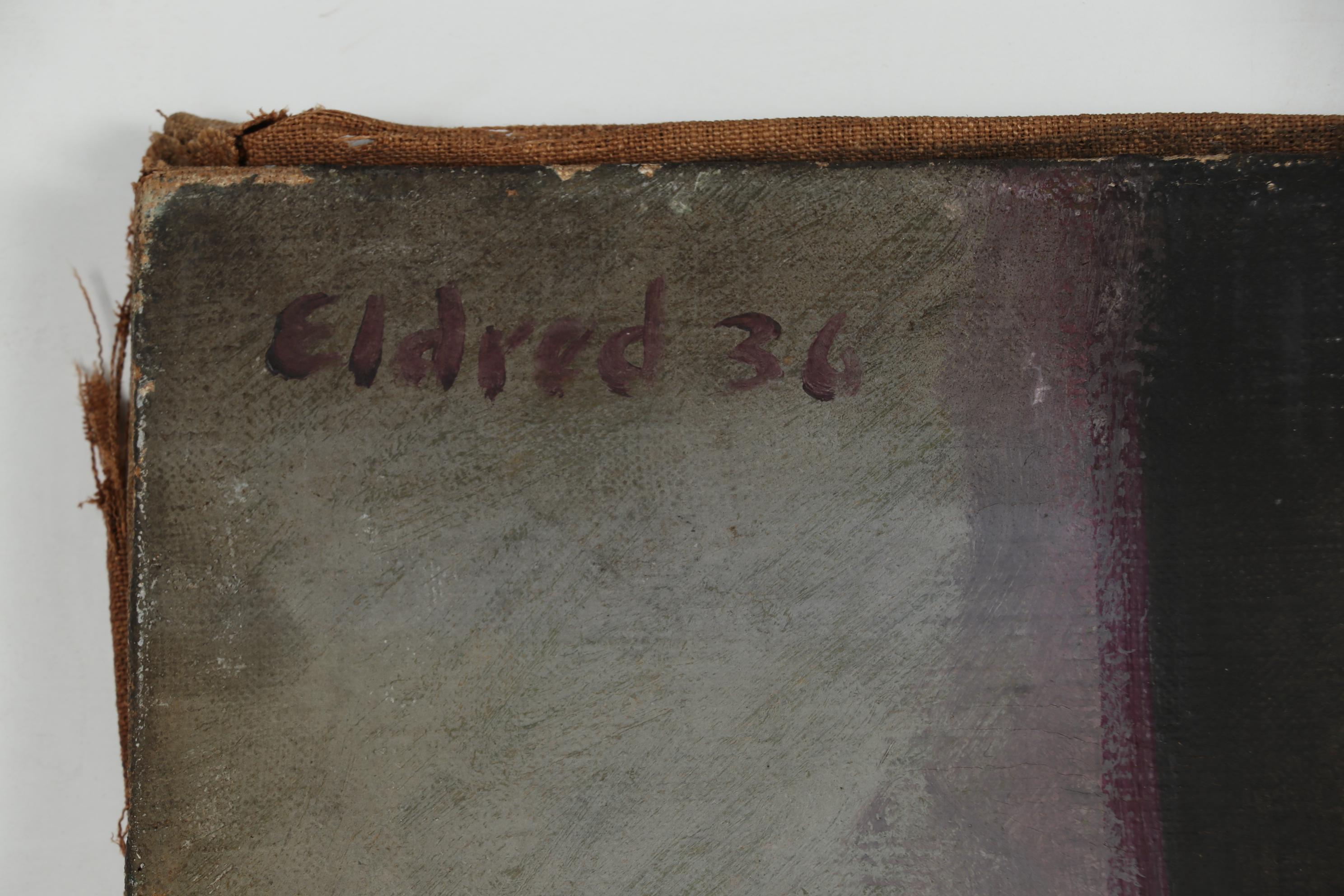 Thomas Brownell Eldred 1936 Oil Painting "Nude"