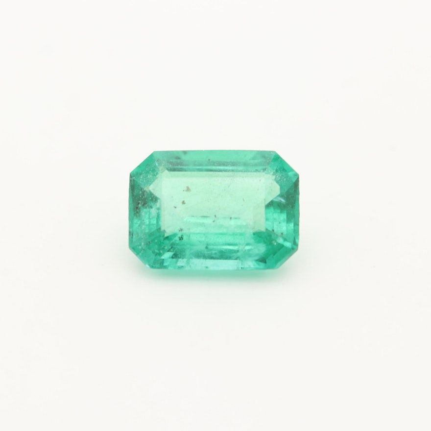 Loose 1.21 CT Emerald Gemstone