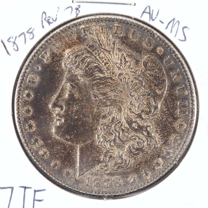 First Year of Issue 1878 Silver Morgan Dollar