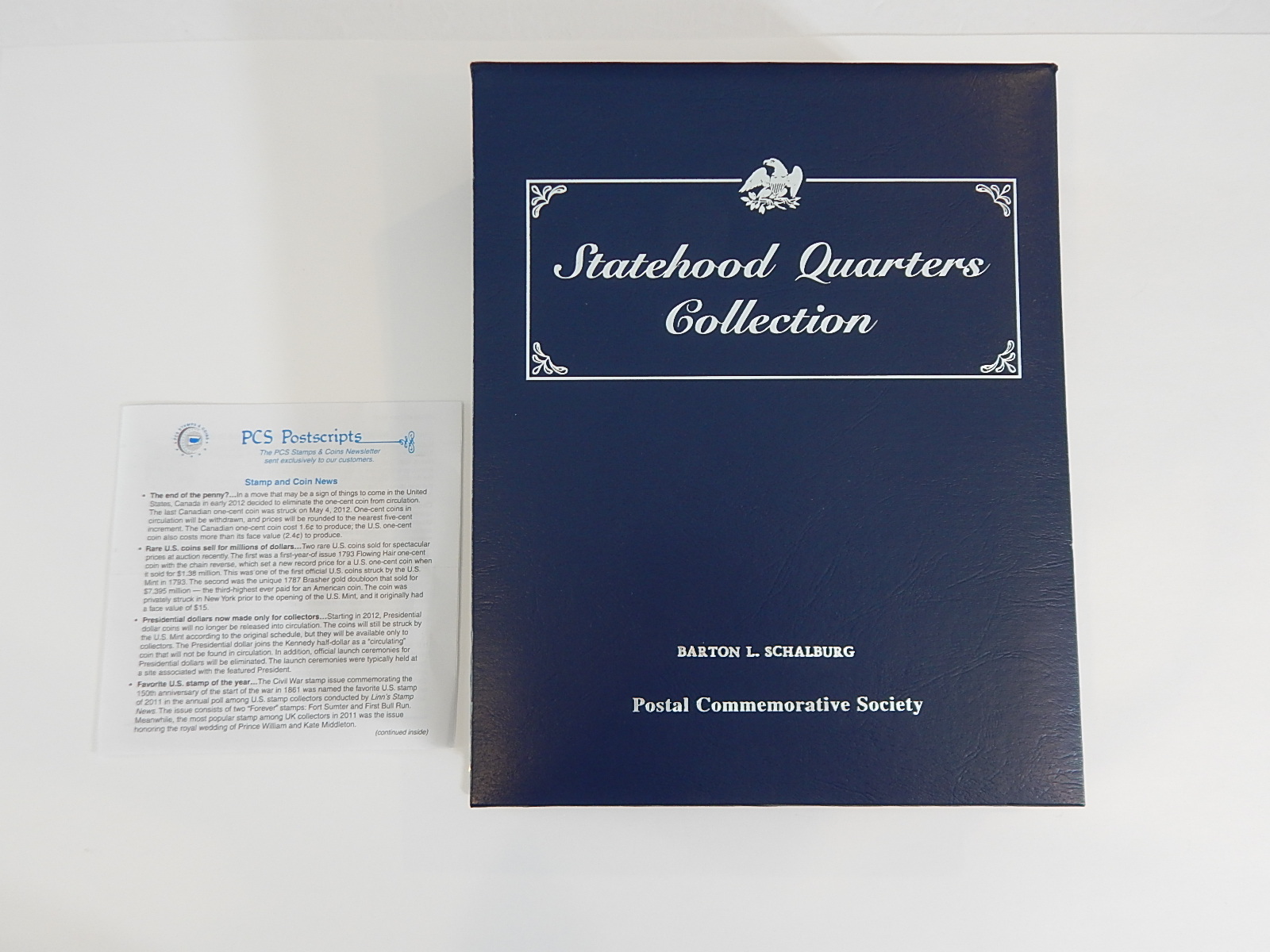 Postal Commemorative Society "Statehood Quarters Collection" Volume I
