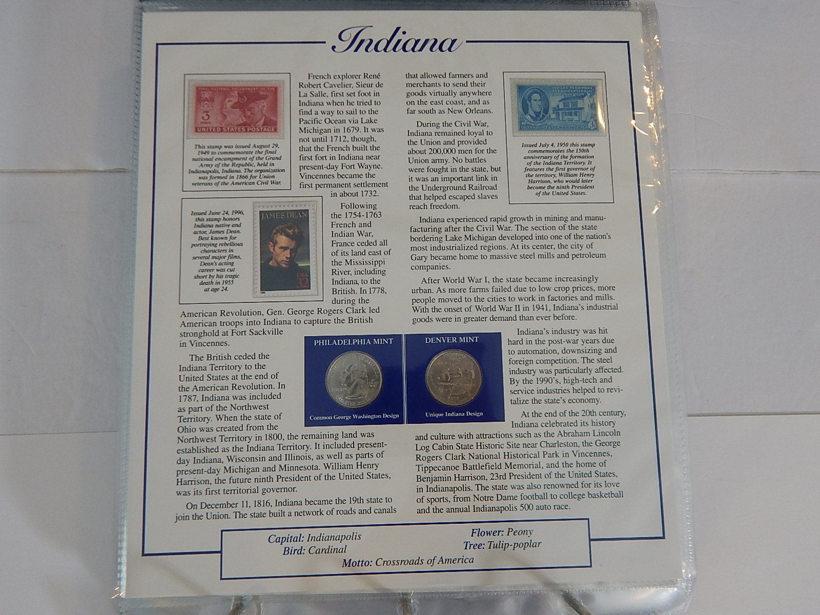 Postal Commemorative Society "Statehood Quarters Collection" Volume I