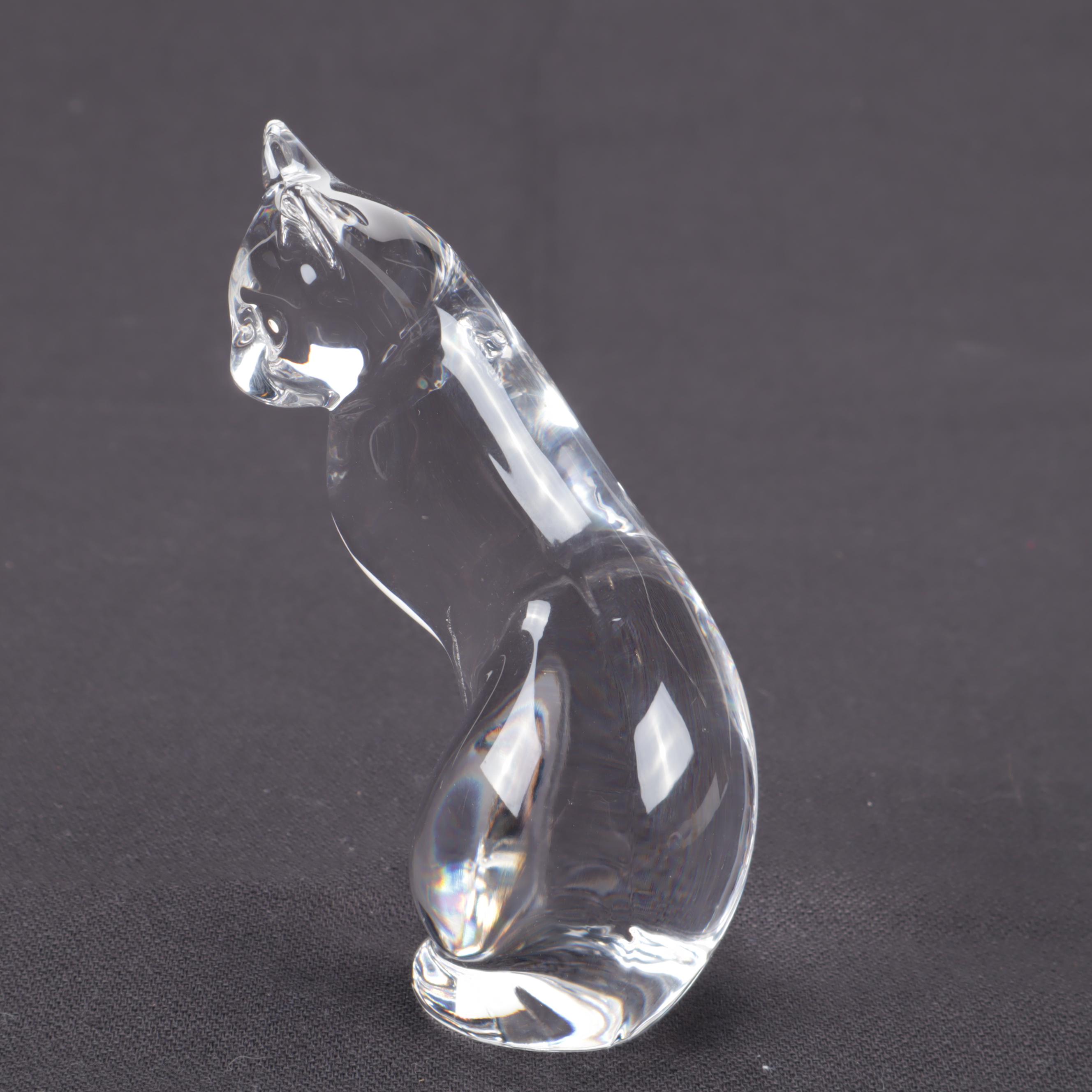 Lenox Crystal Cat Figurine