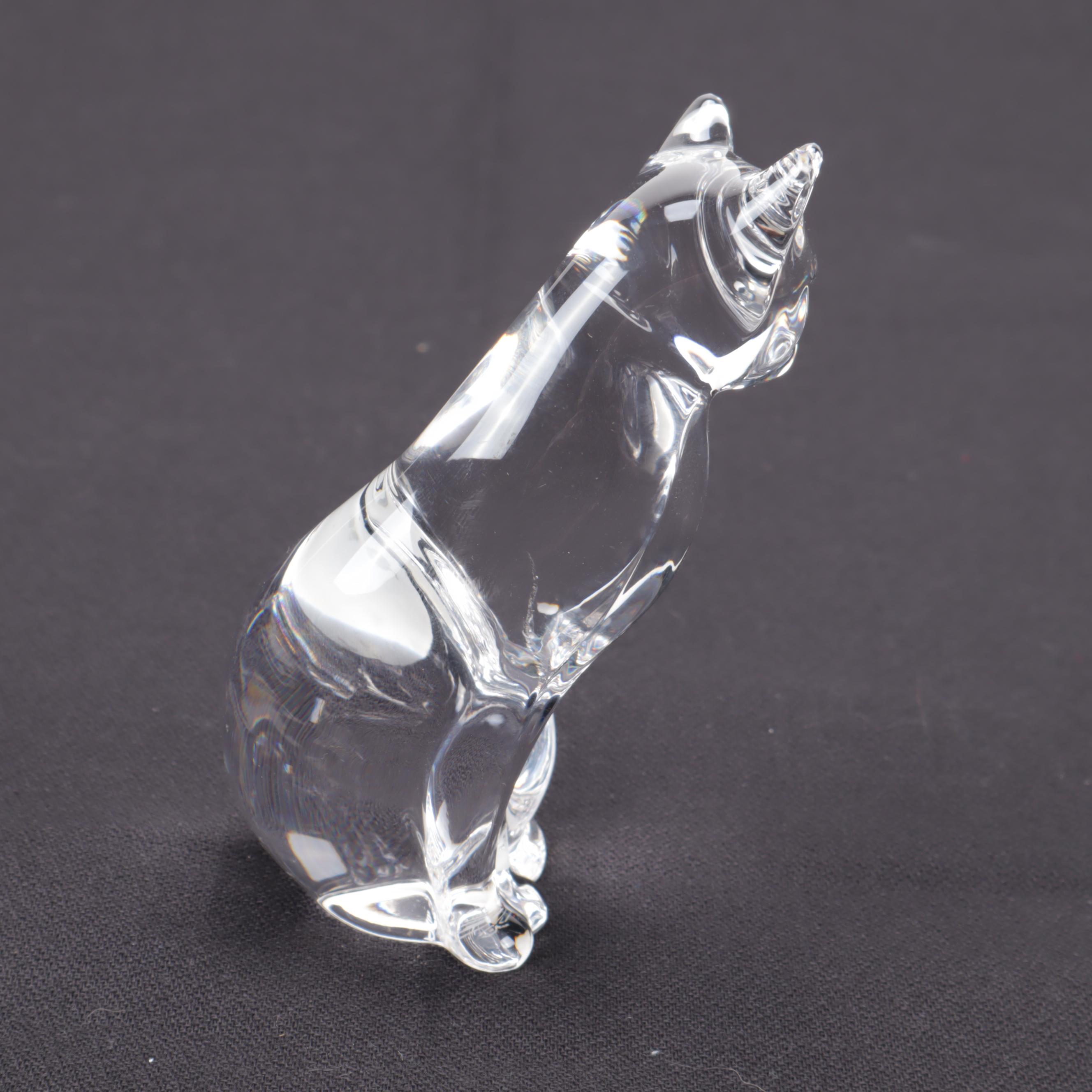 Lenox Crystal Cat Figurine