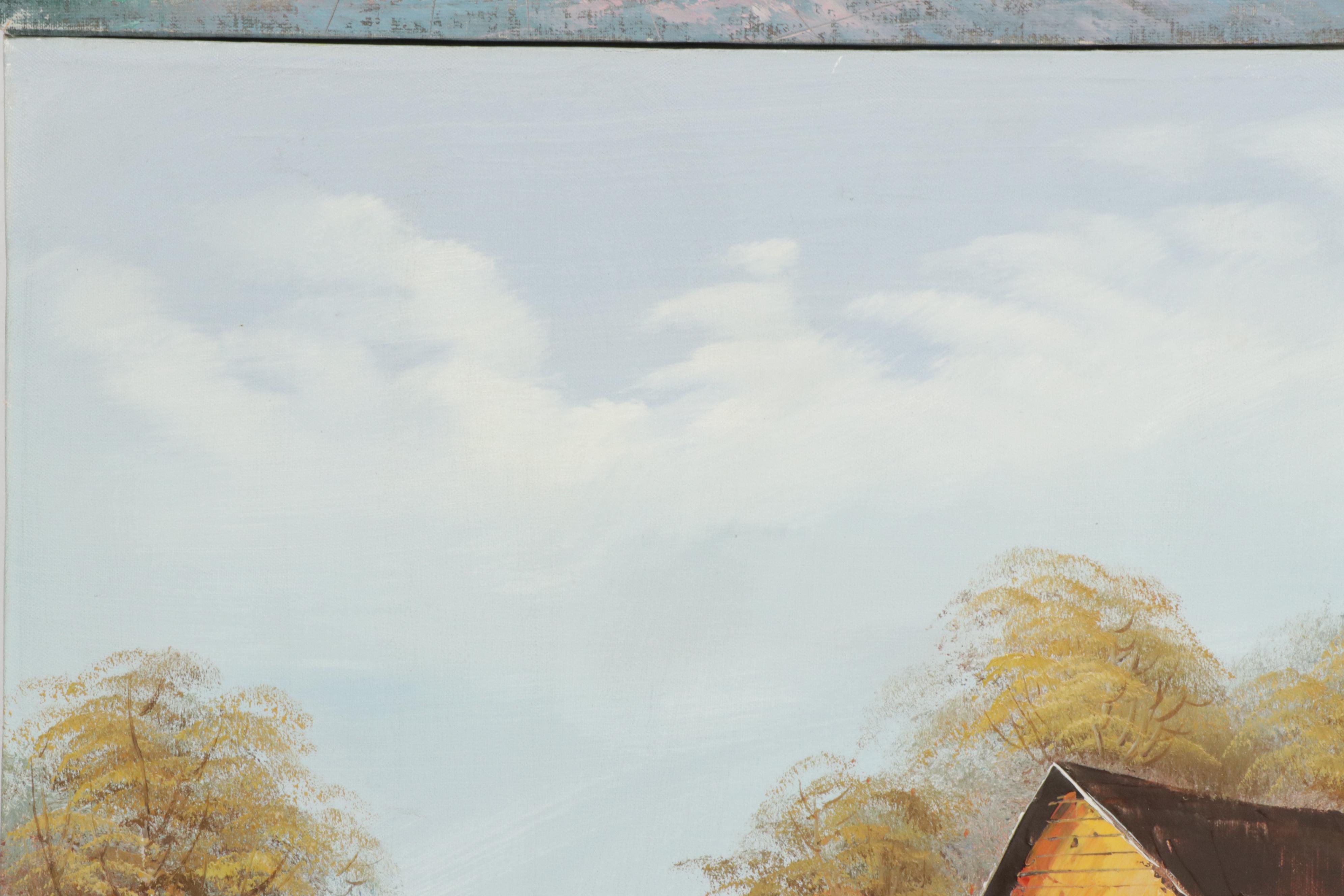 Burnett and Ray Alorman Landscape Oil Paintings