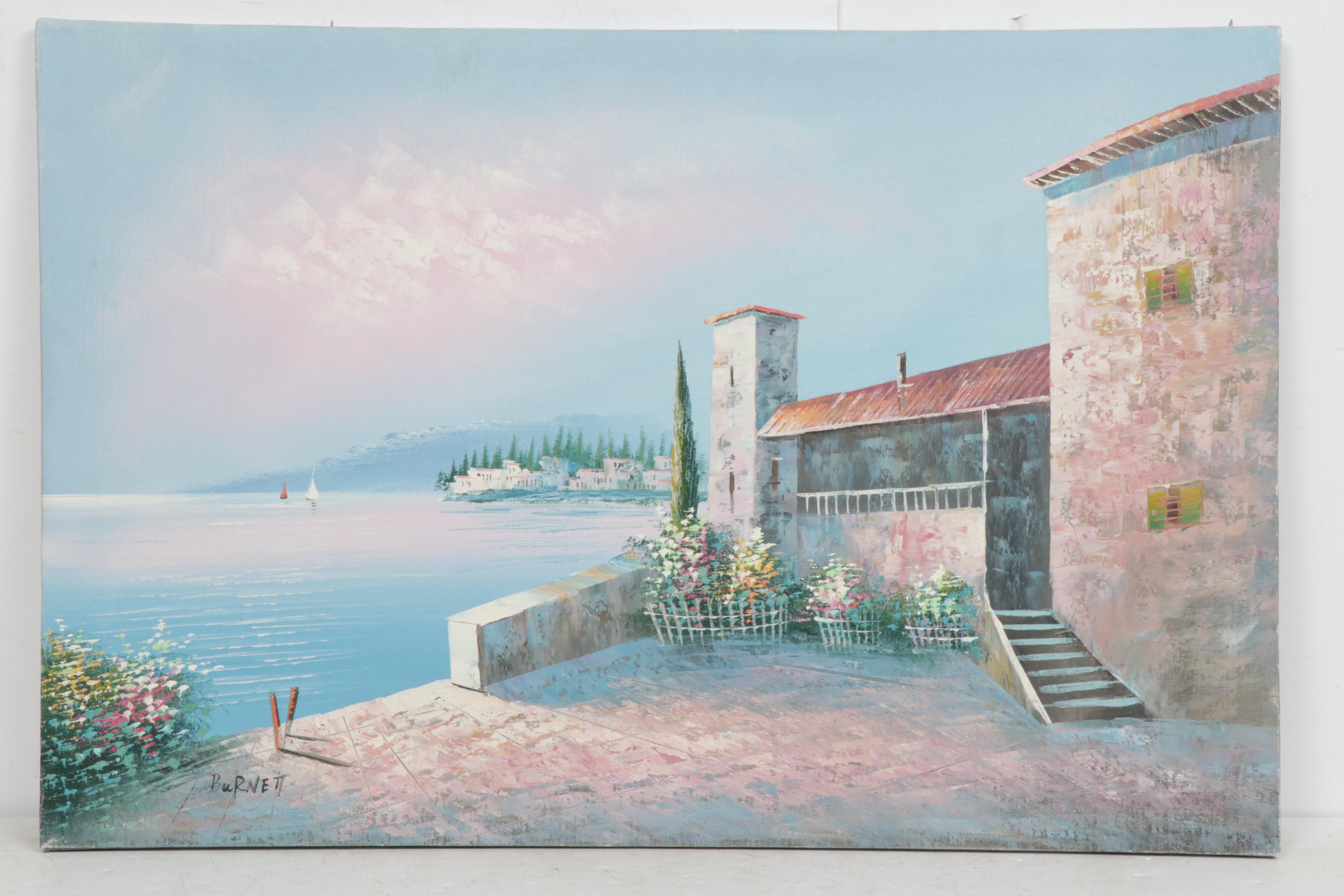 Burnett and Ray Alorman Landscape Oil Paintings