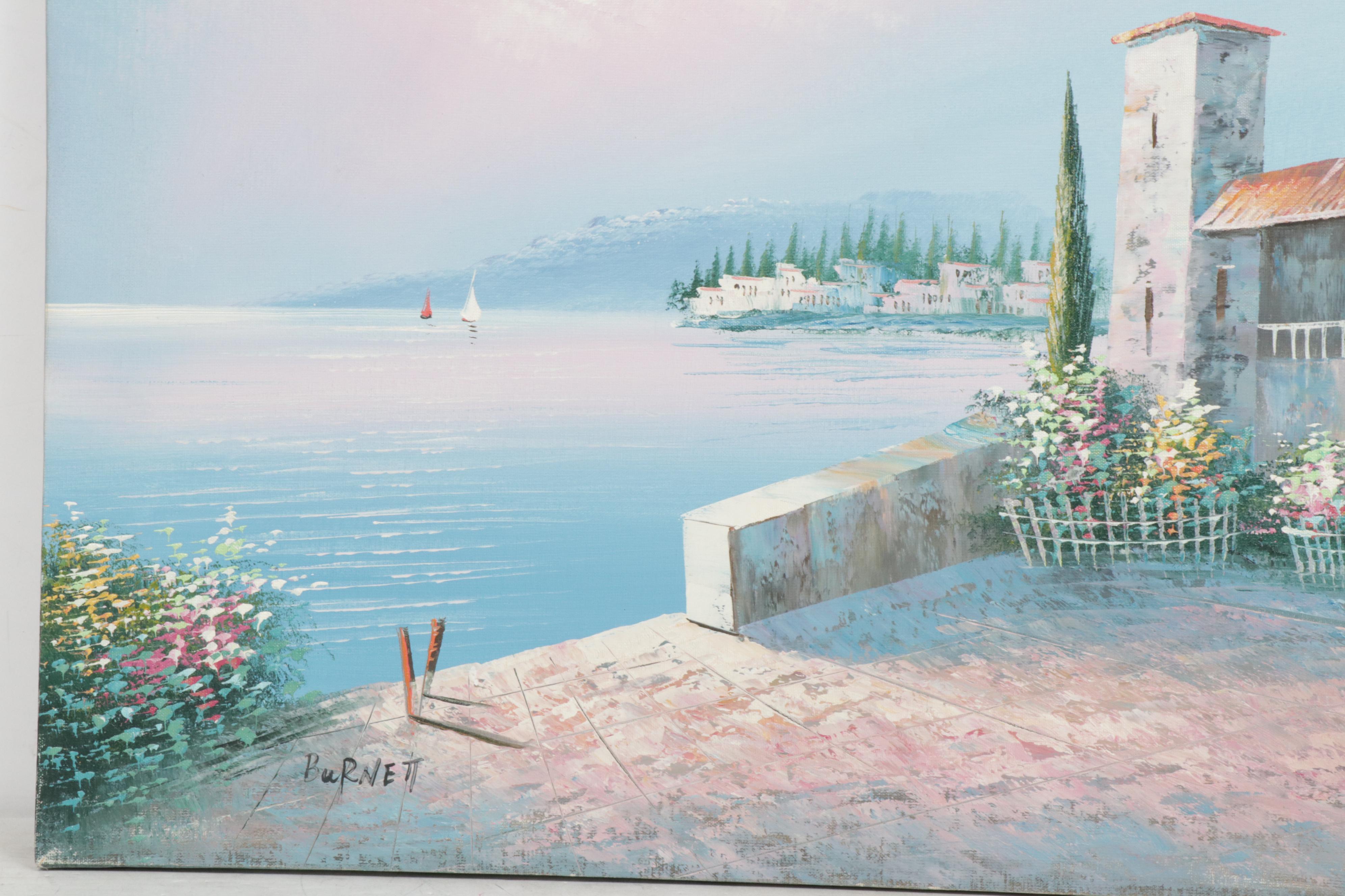 Burnett and Ray Alorman Landscape Oil Paintings