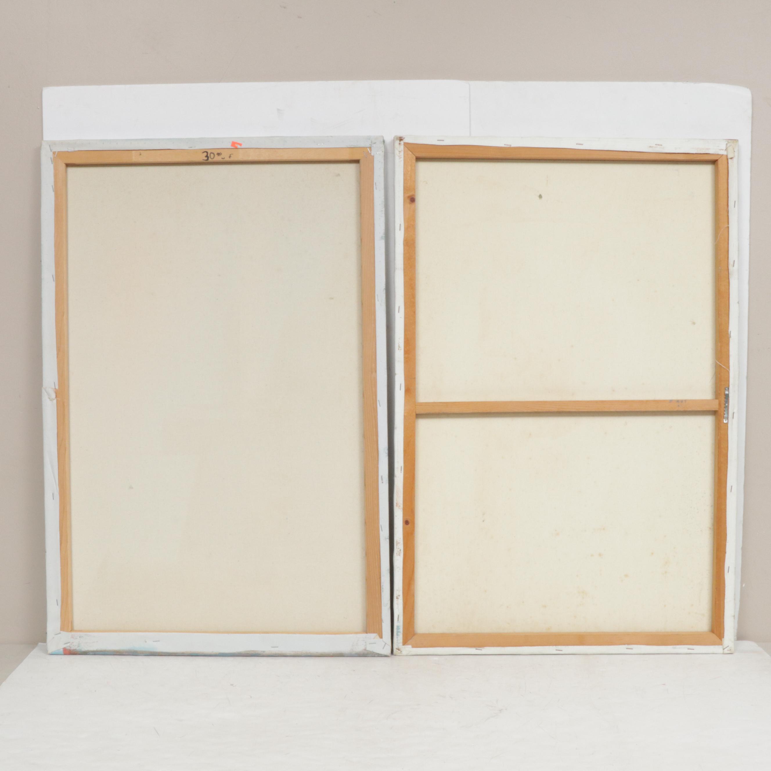 Burnett and Ray Alorman Landscape Oil Paintings