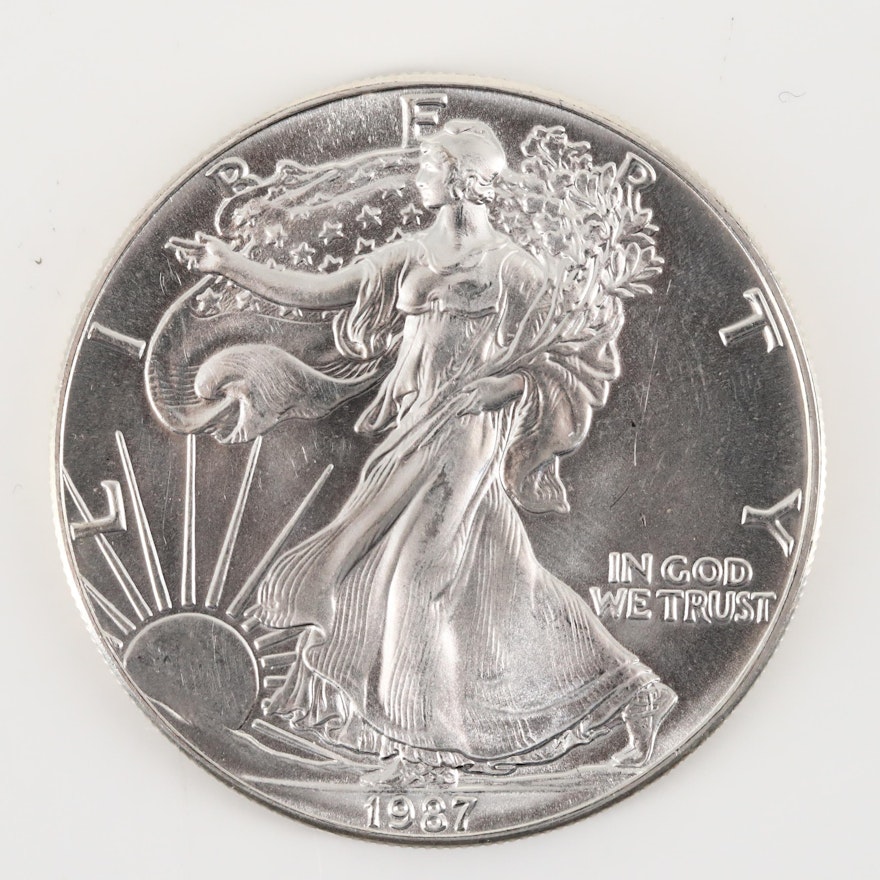 1987 American Silver Eagle $1 Coin