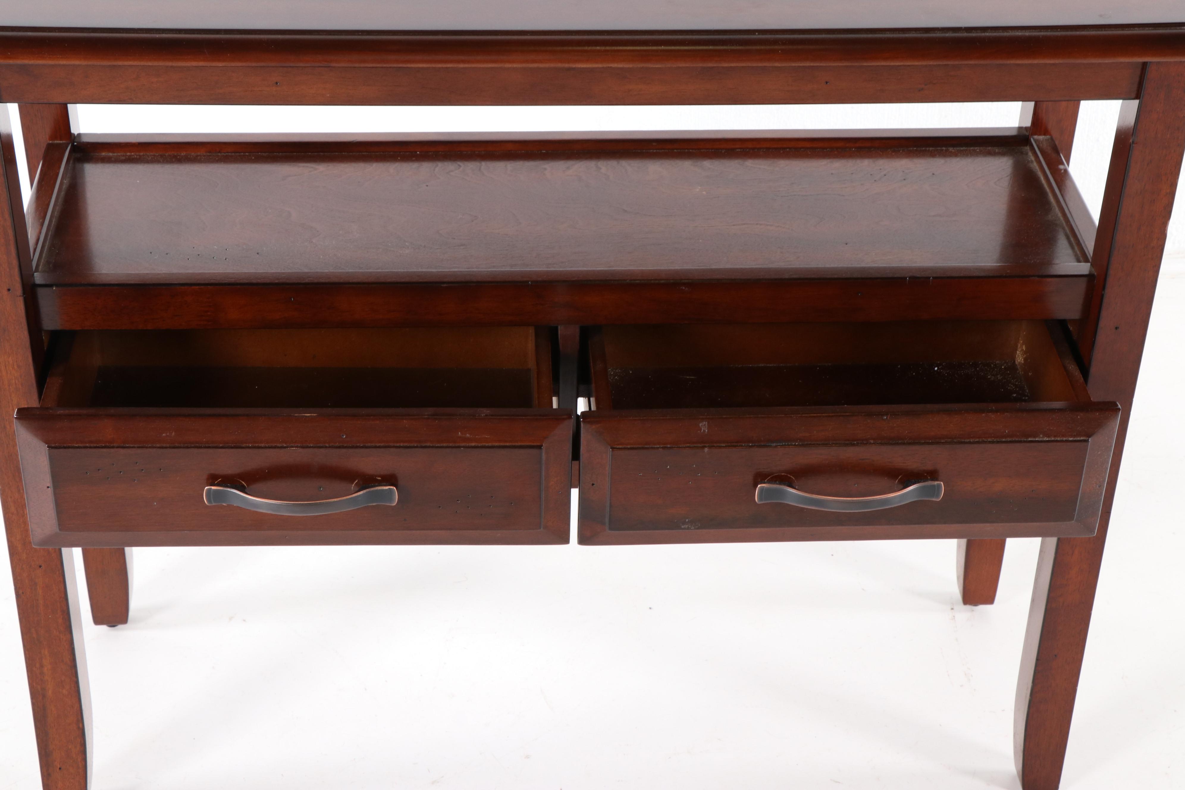 Cherry Console Table, Contemporary