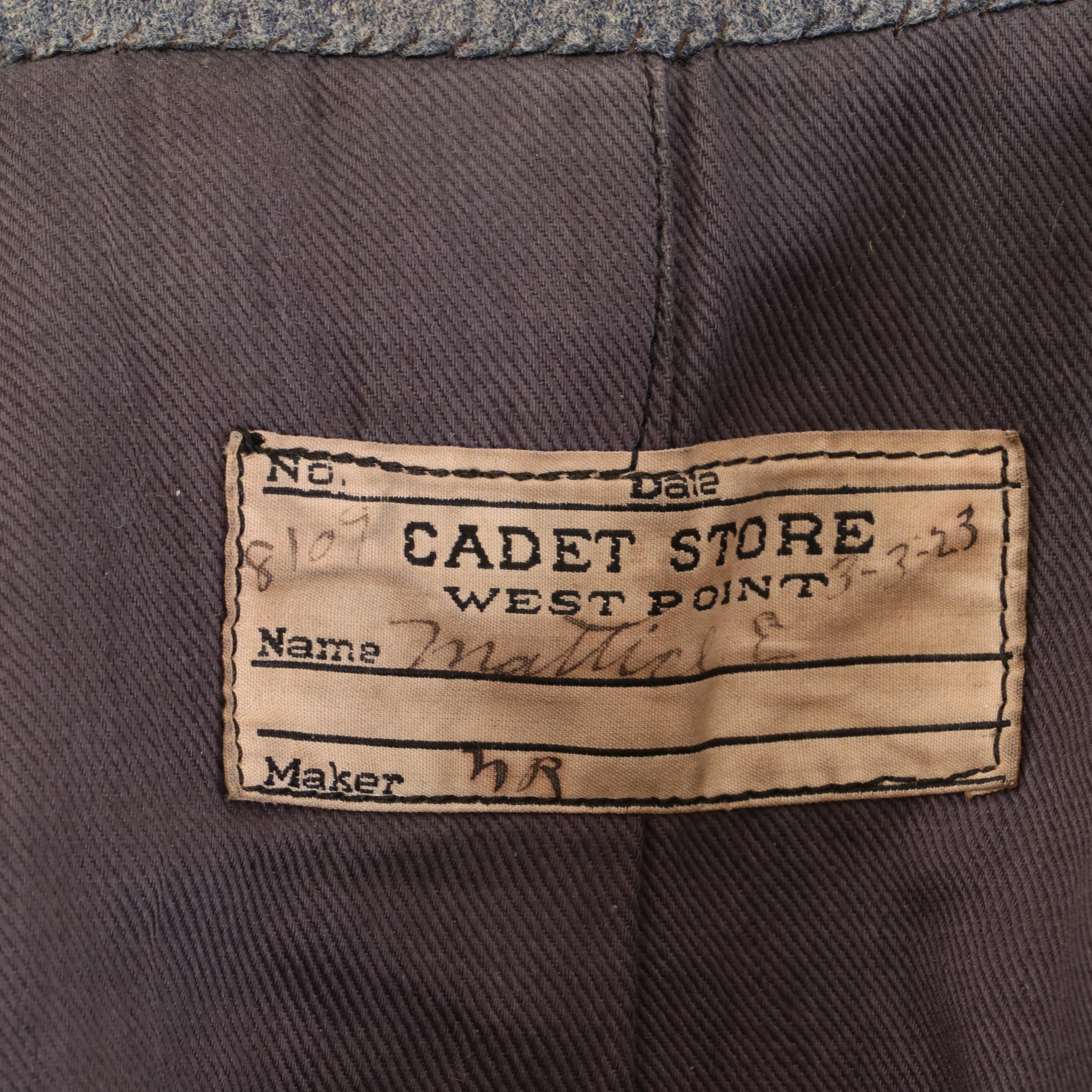 1920s West Point United States Army Cadet Wool Uniform