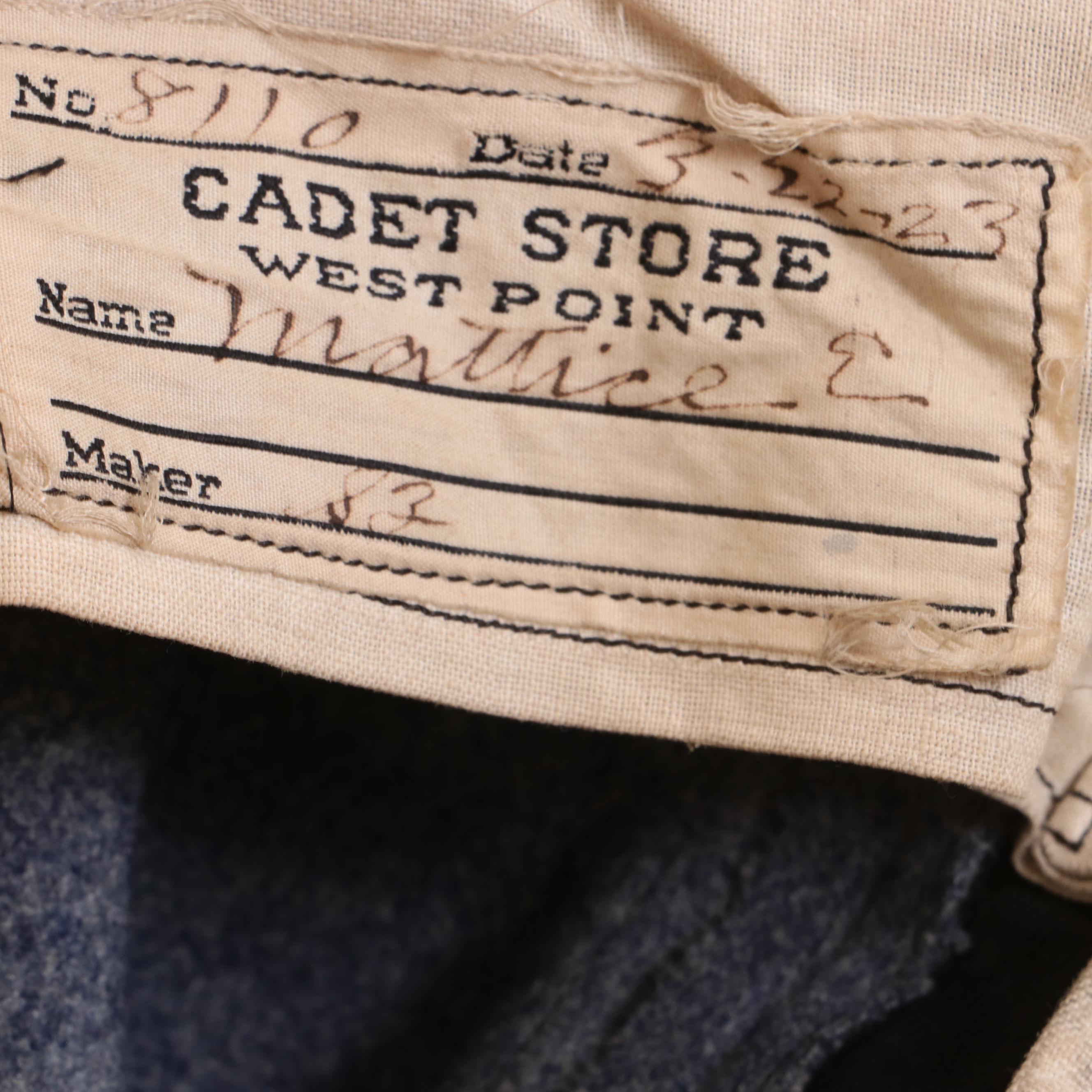 1920s West Point United States Army Cadet Wool Uniform