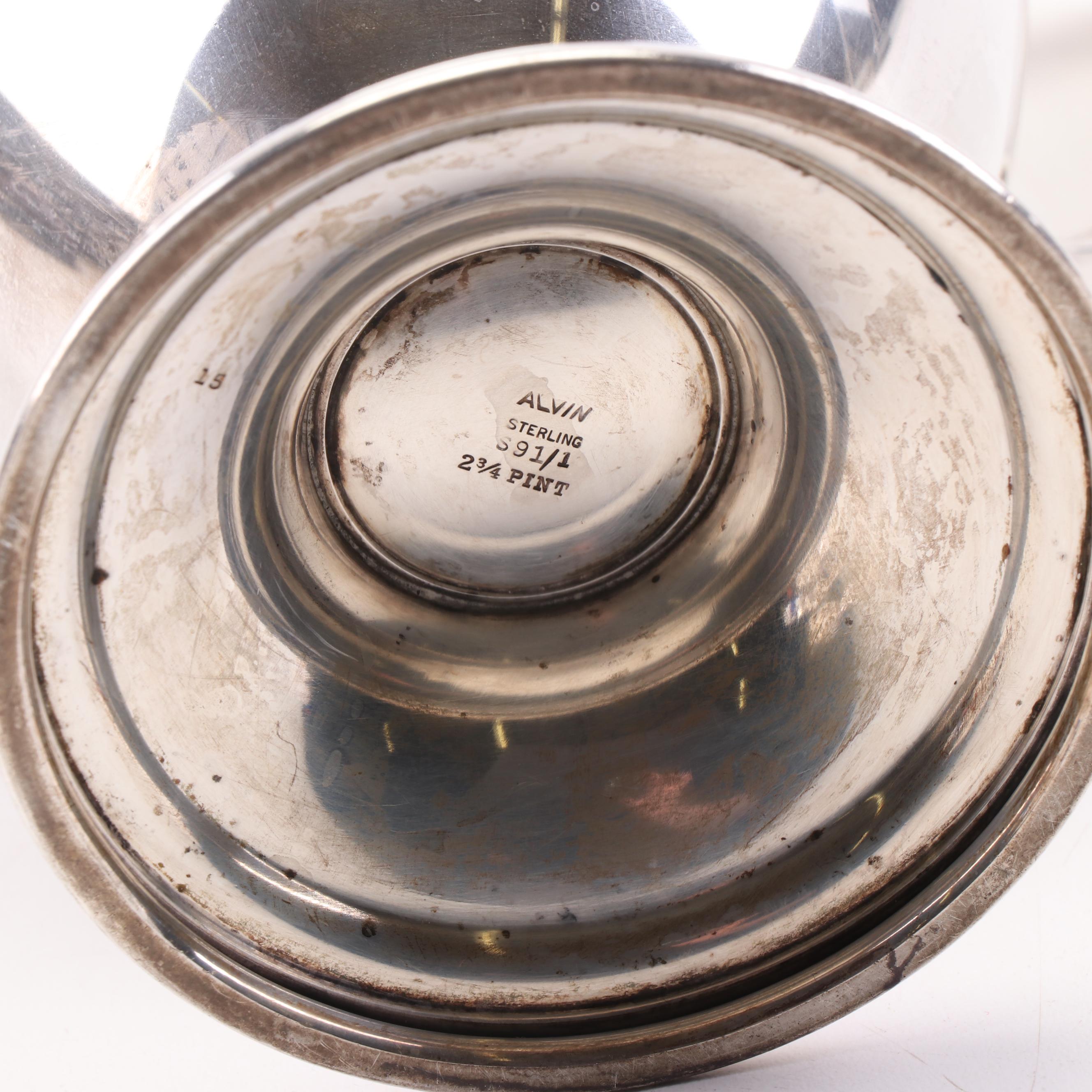 Alvin Mfg. Co. Sterling Silver Tea and Coffee Service