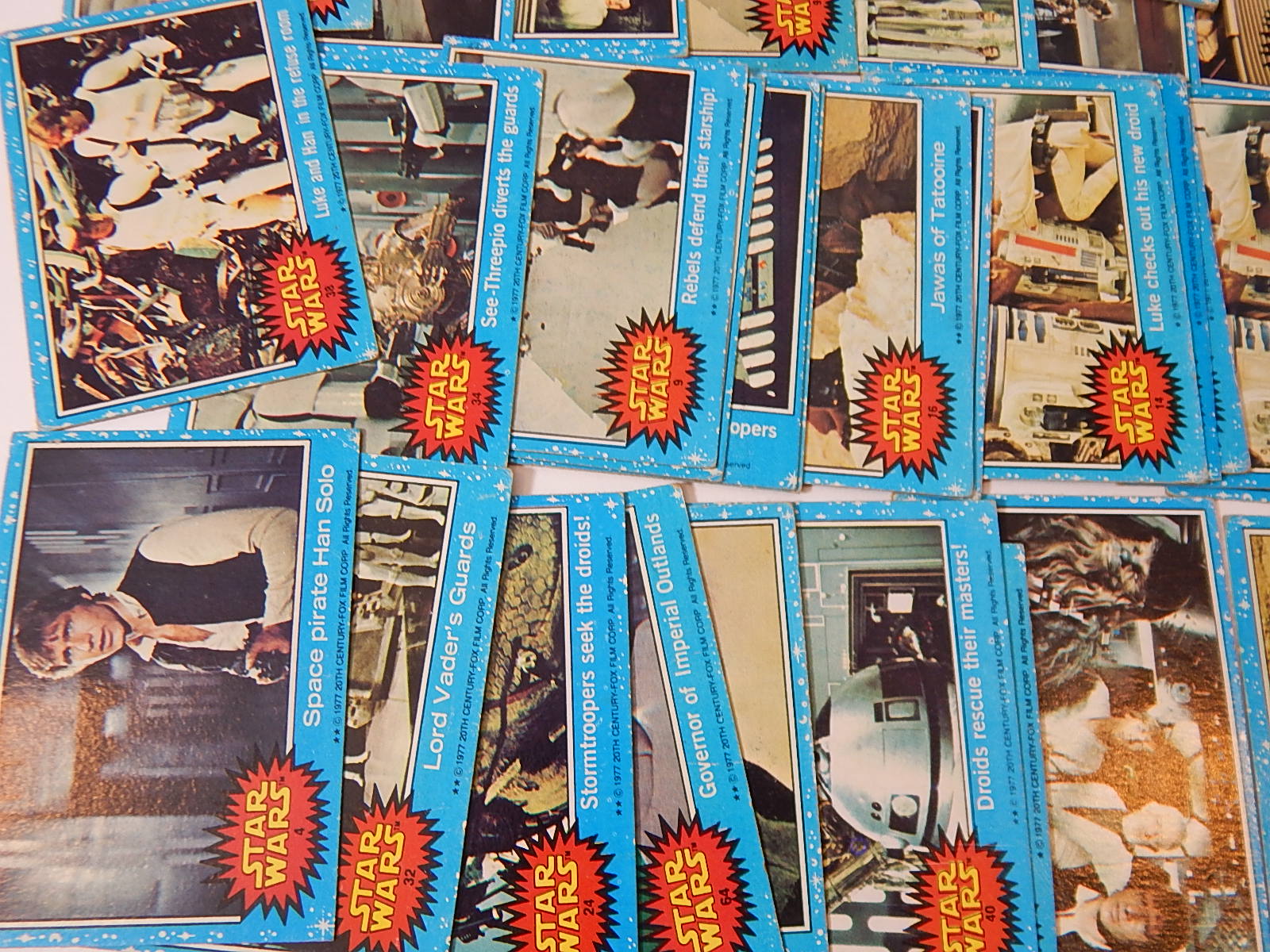 Original 1977 "Star Wars" Trading Cards