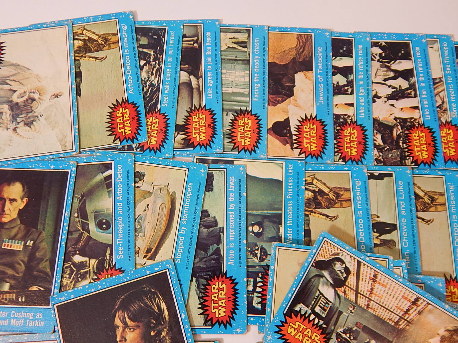 Original 1977 "Star Wars" Trading Cards