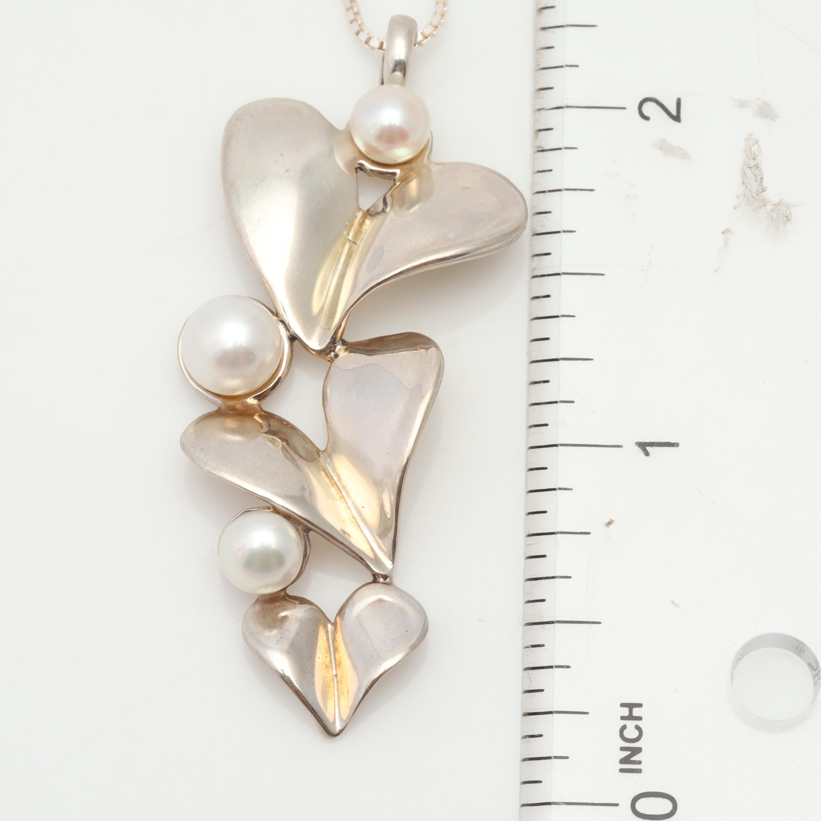 Hagit Gorali Sterling Silver and Cultured Pearl Jewelry