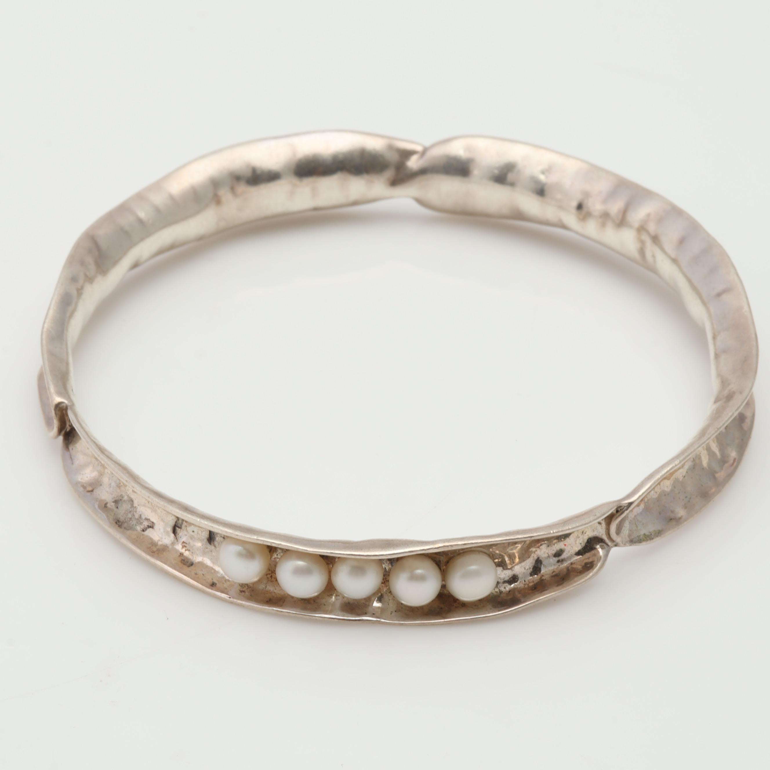 Hagit Gorali Sterling Silver and Cultured Pearl Jewelry