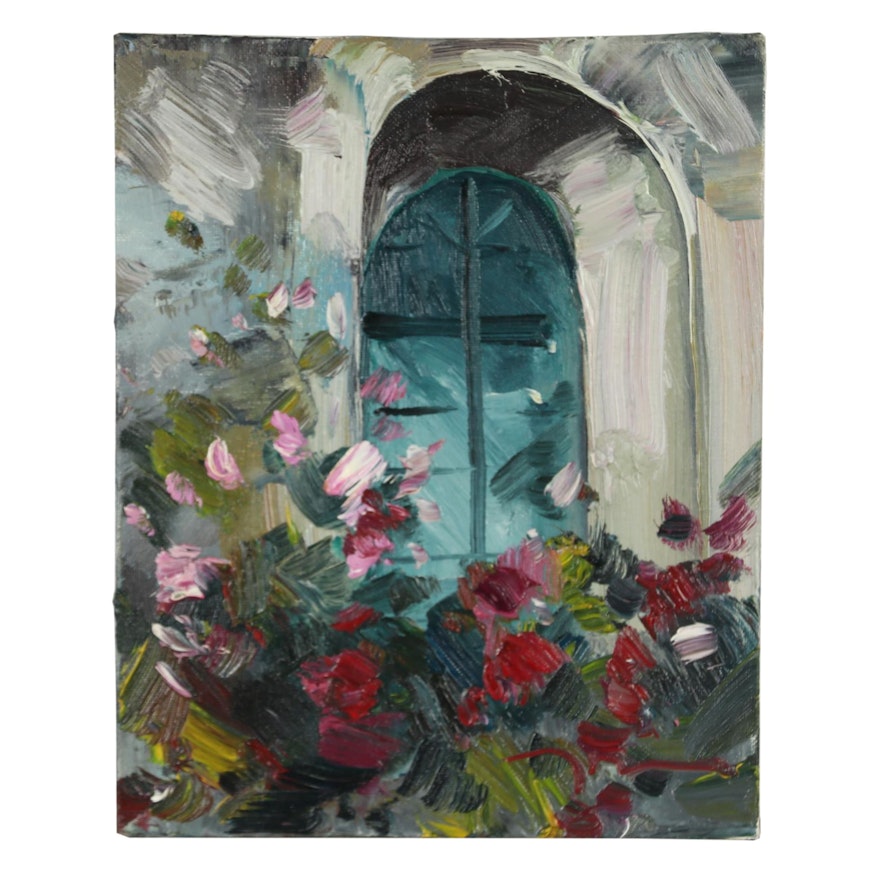 Jose Trujillo 2017 Oil Painting "The Window"