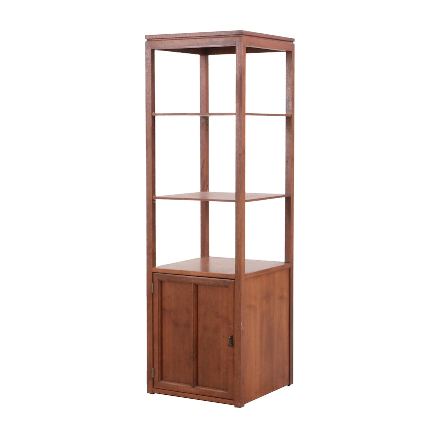 Wood Display Cabinet, Retailed by Bratburd's Cincinnati