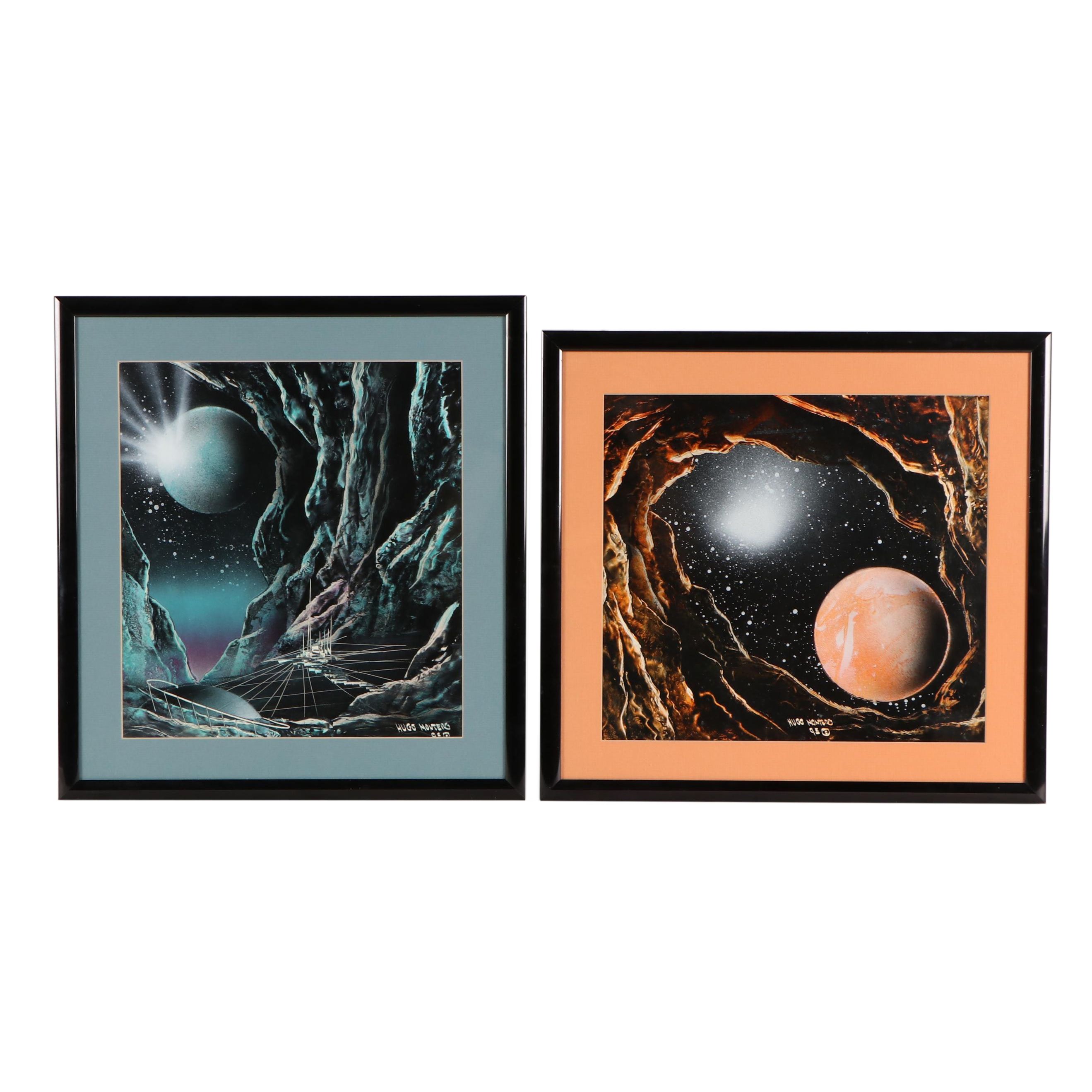 Hugo Montero Acrylic Spray Paintings