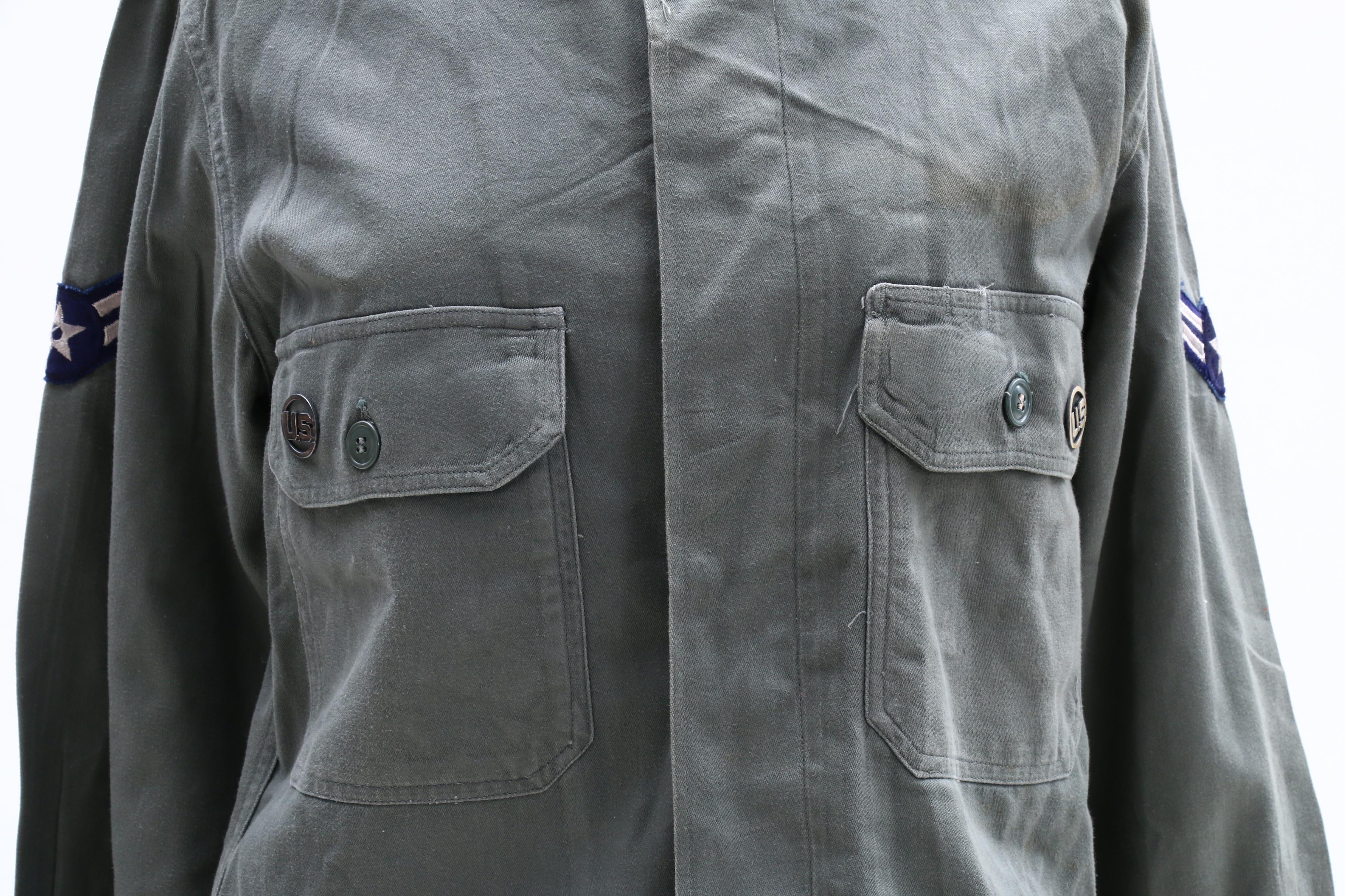United States Air Force 1st Class Airman Vietnam War Work Uniform, Circa 1960