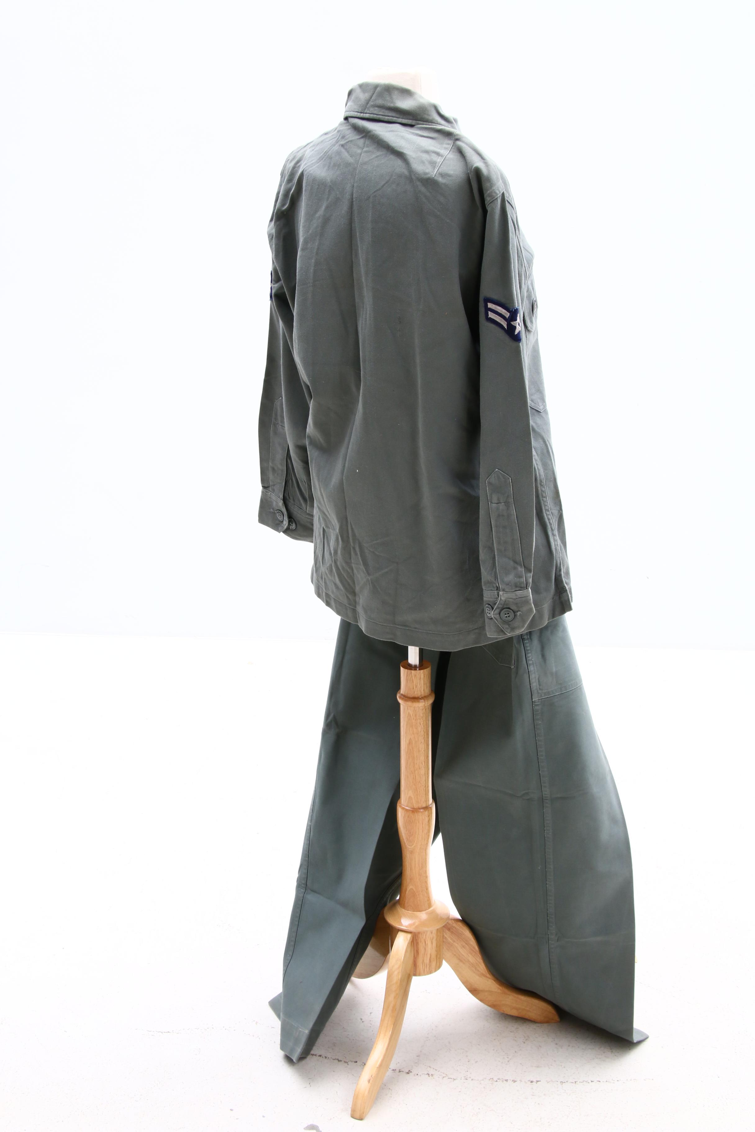United States Air Force 1st Class Airman Vietnam War Work Uniform, Circa 1960