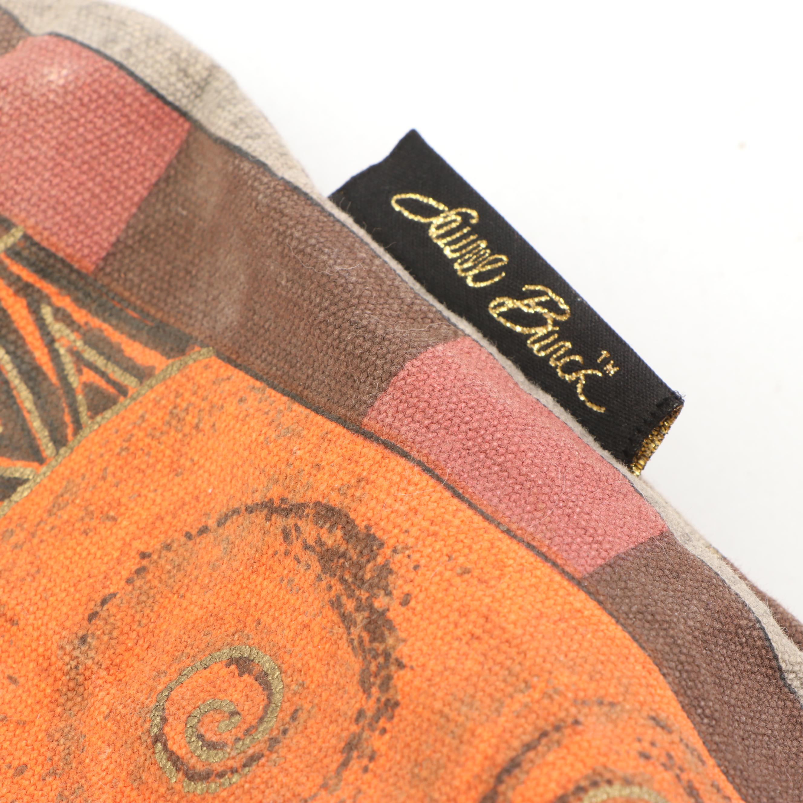 Laurel Burch Canvas Tote and Cosmetic Bags with "Moroccan Mares" Pattern