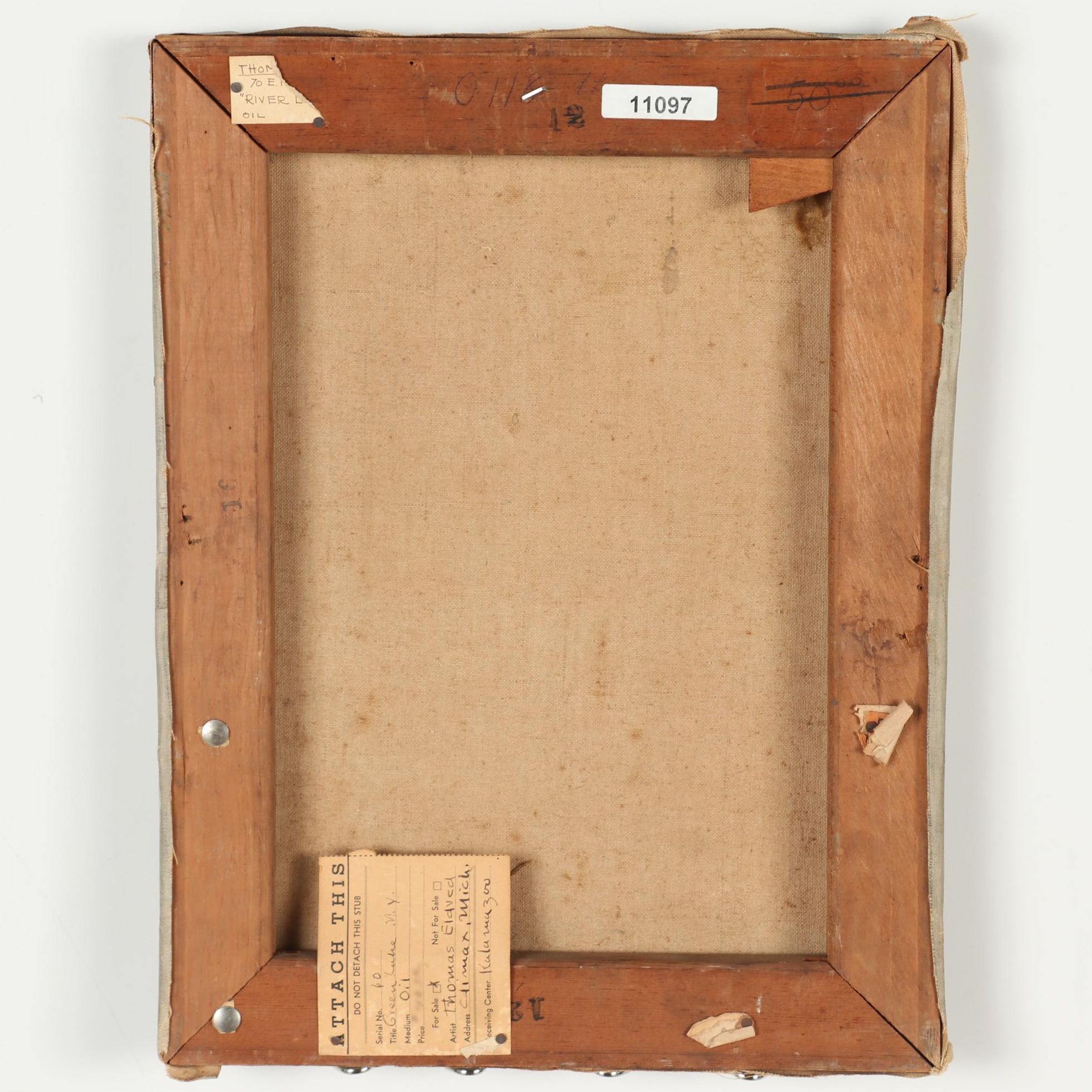 Thomas Brownell Eldred Oil Portrait "Green Lake"