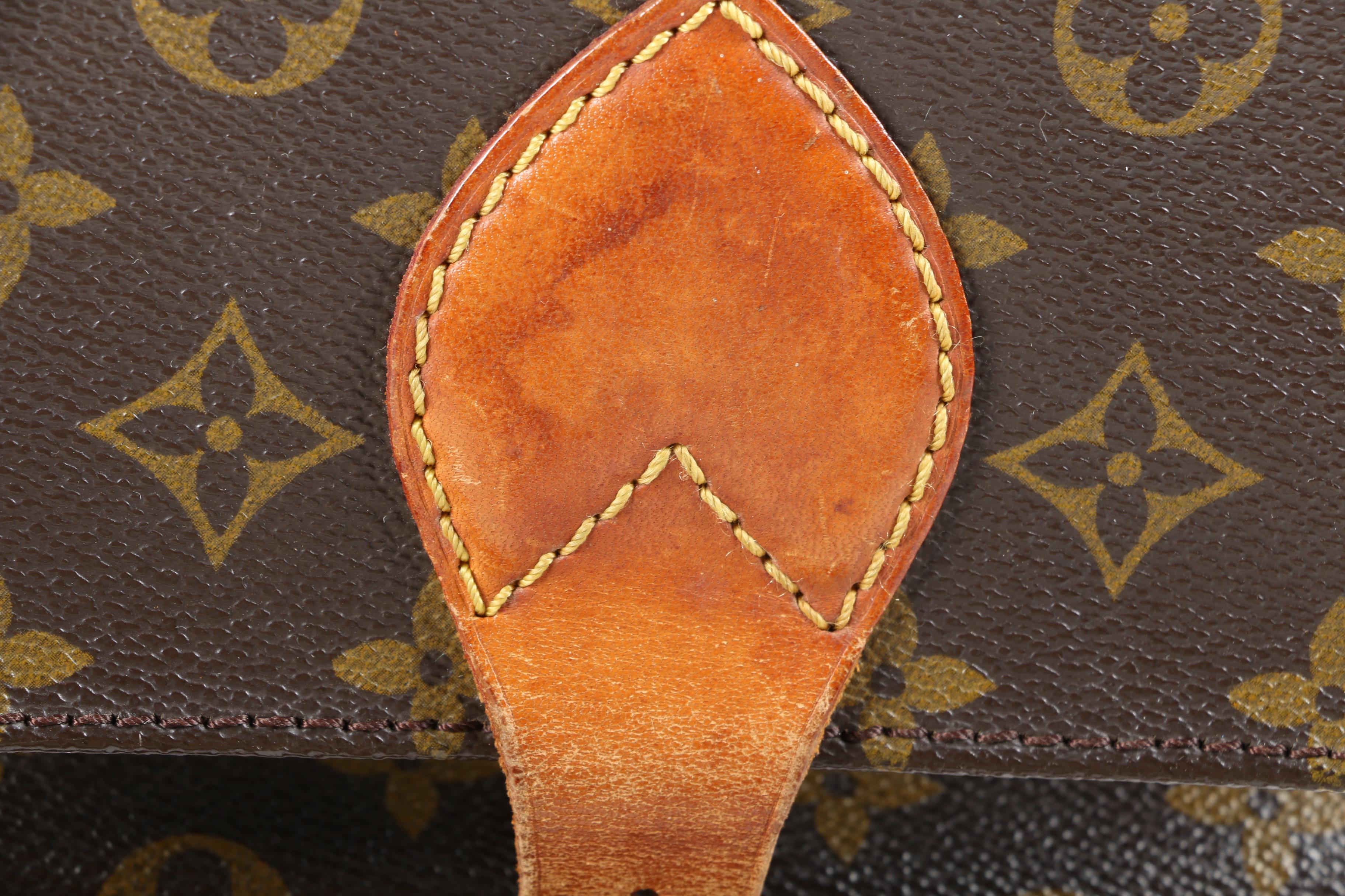 Louis Vuitton Paris Cartouchiere MM Bag in Monogram Canvas and Leather, Vintage