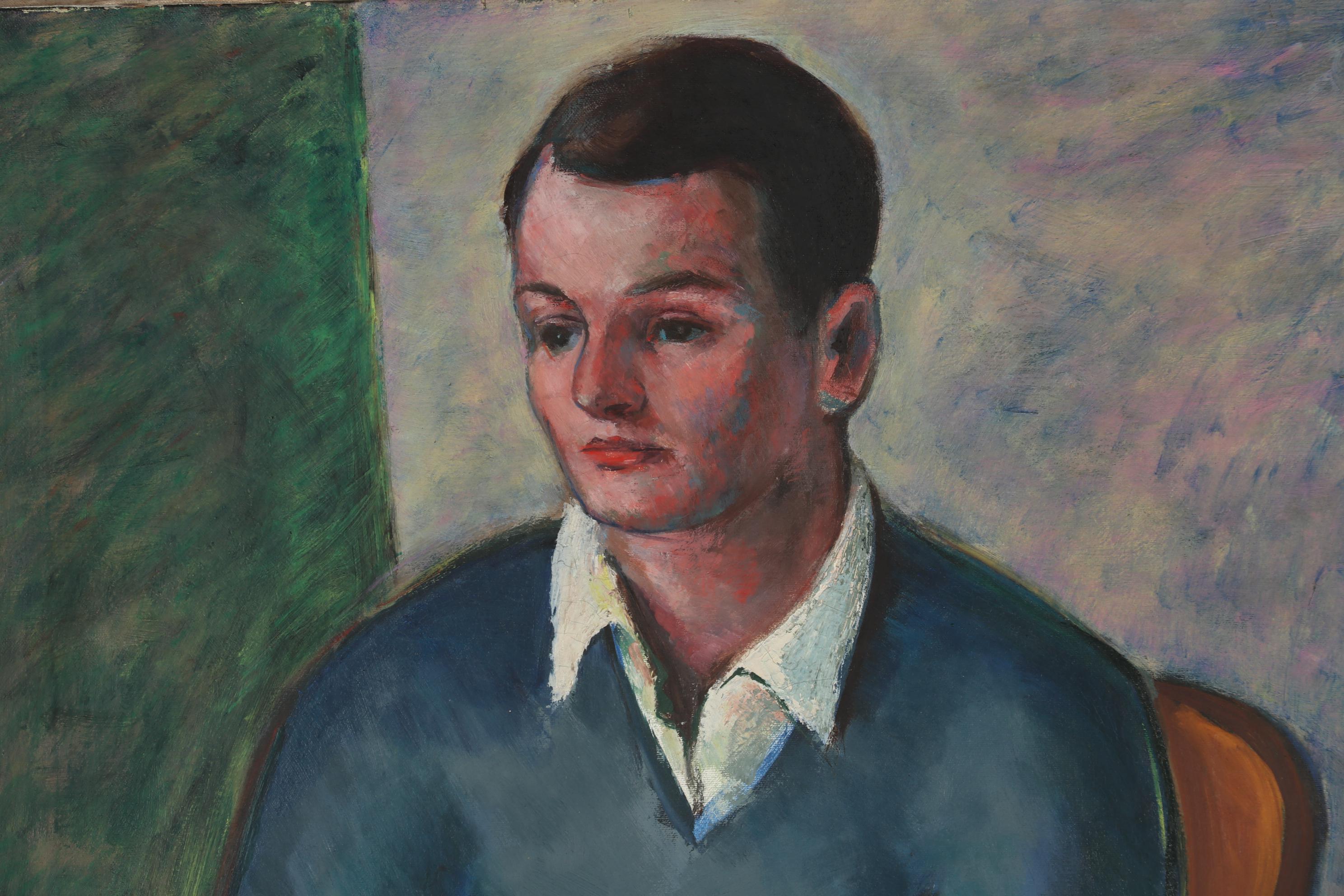 Thomas Eldred Oil Painting "Portrait of Gorden Eldred"