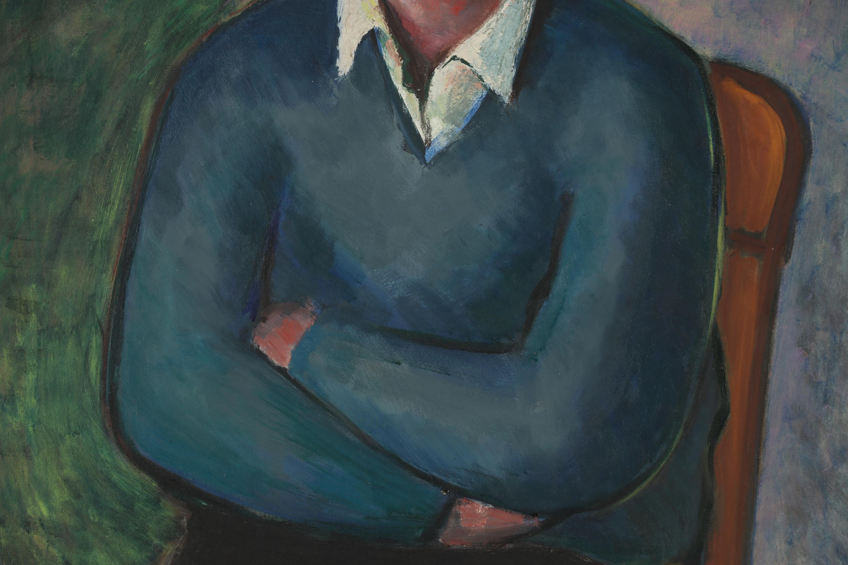 Thomas Eldred Oil Painting "Portrait of Gorden Eldred"