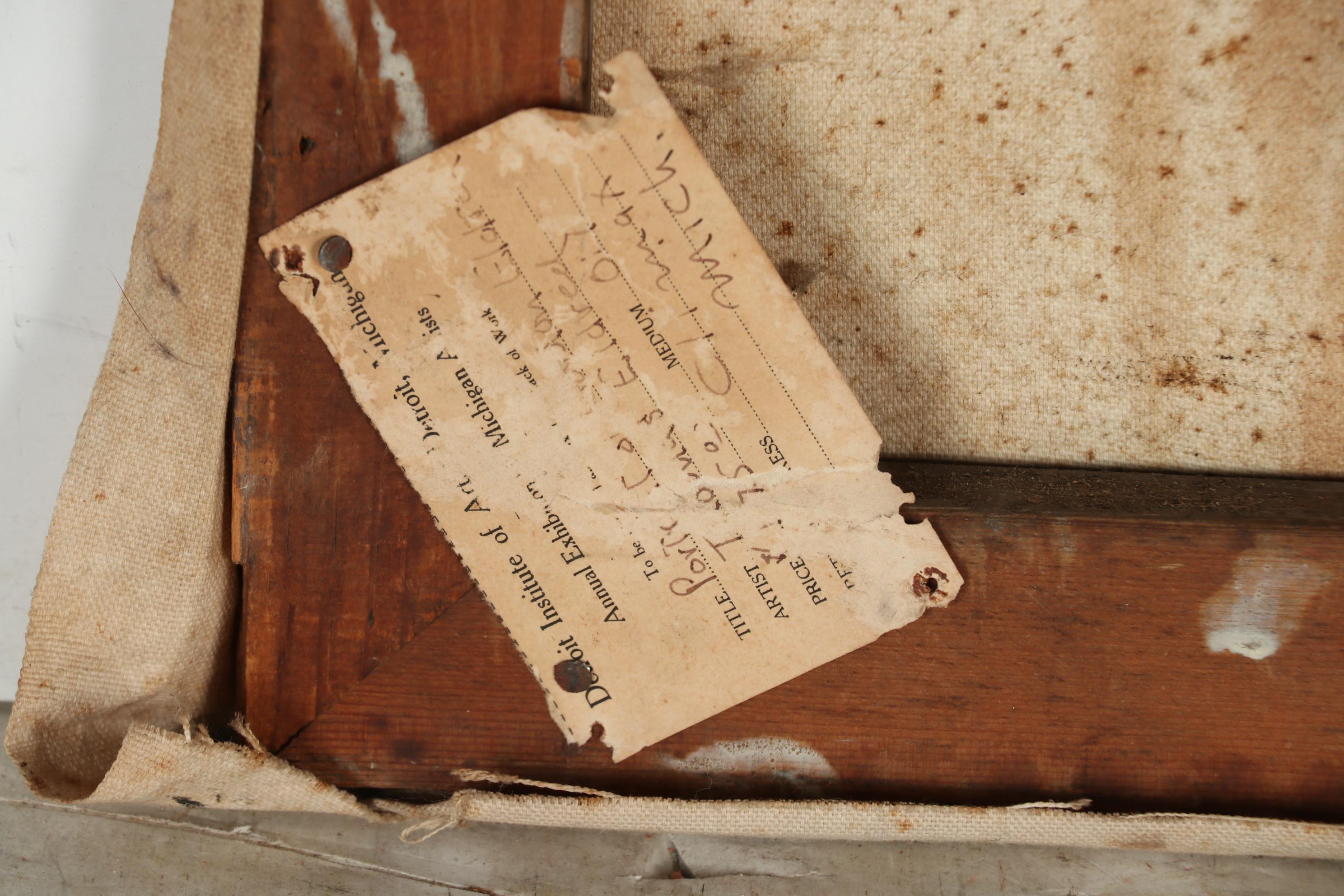 Thomas Eldred Oil Painting "Portrait of Gorden Eldred"