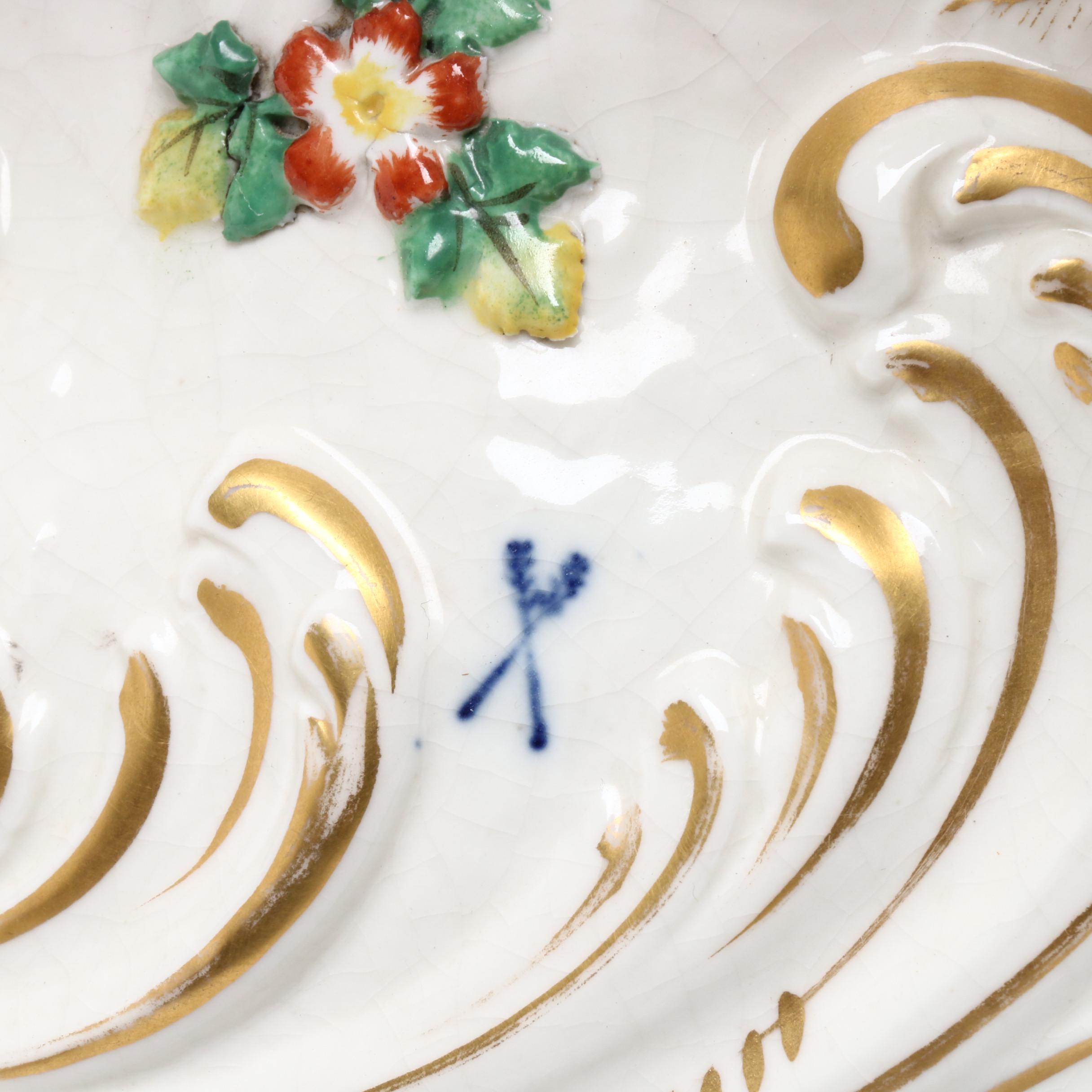 Large Pair of Bourdois and Bloch Porcelain Macaw Figures, Late 19th/Early 20th C