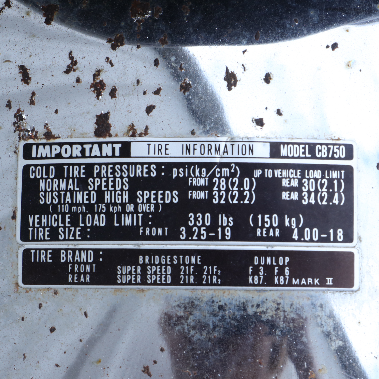 1970 Honda CB750 Four Motorcycle Parts Bike, No Title