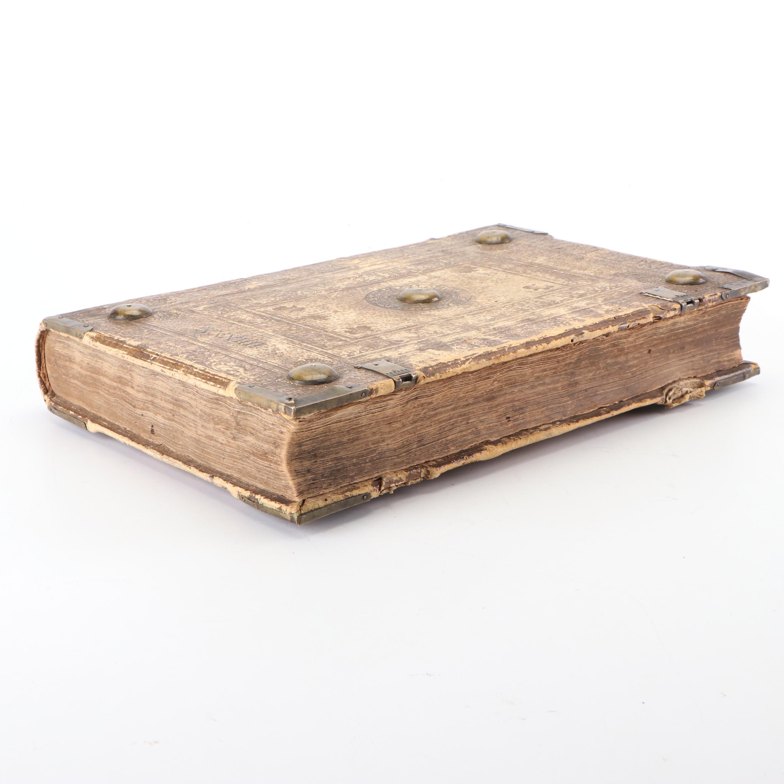 1534 First Edition Sebastian Münster "Hebraica Biblia" Volume I