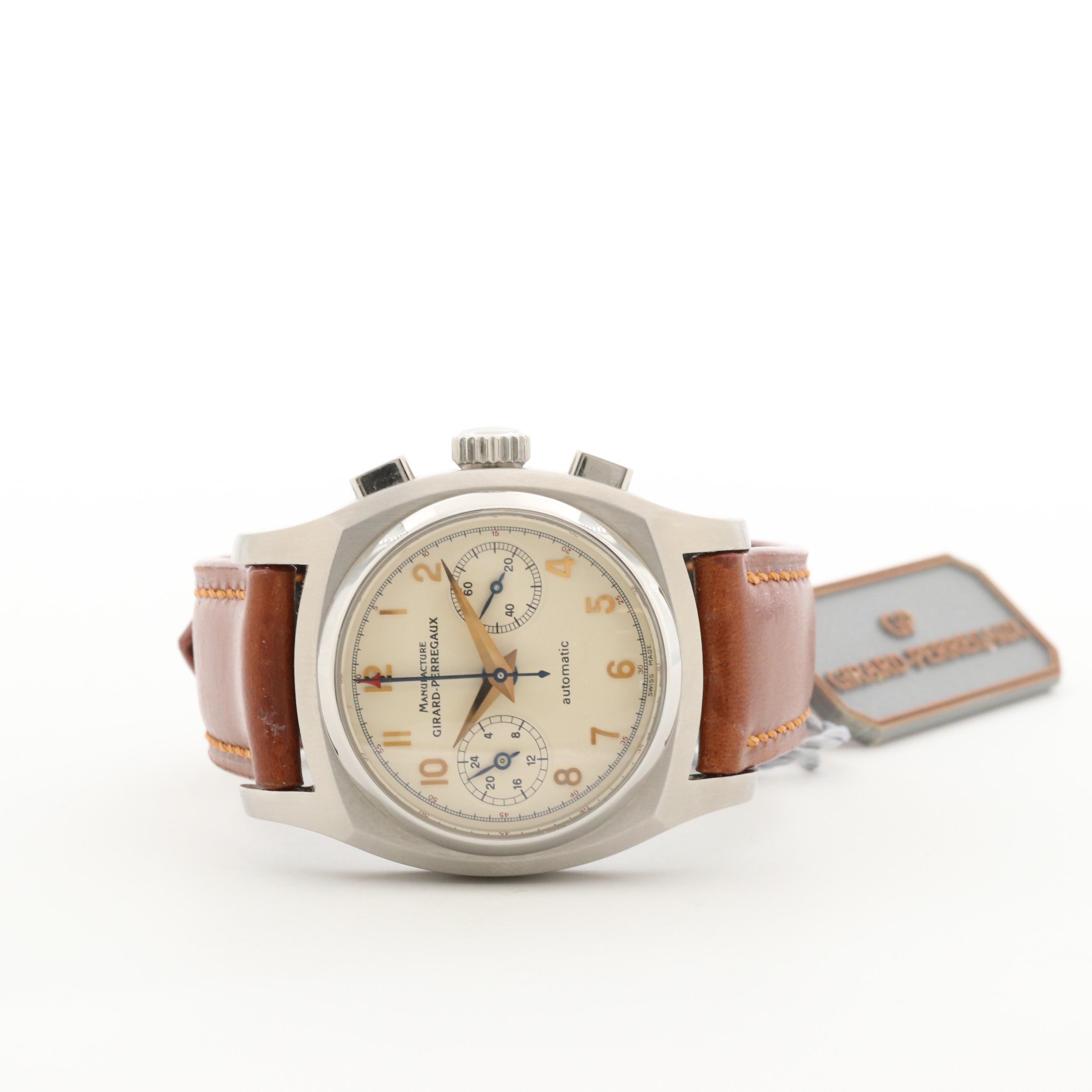 Girard-Perregaux Vintage  1960 Stainless Steel Automatic Chronograph Watch