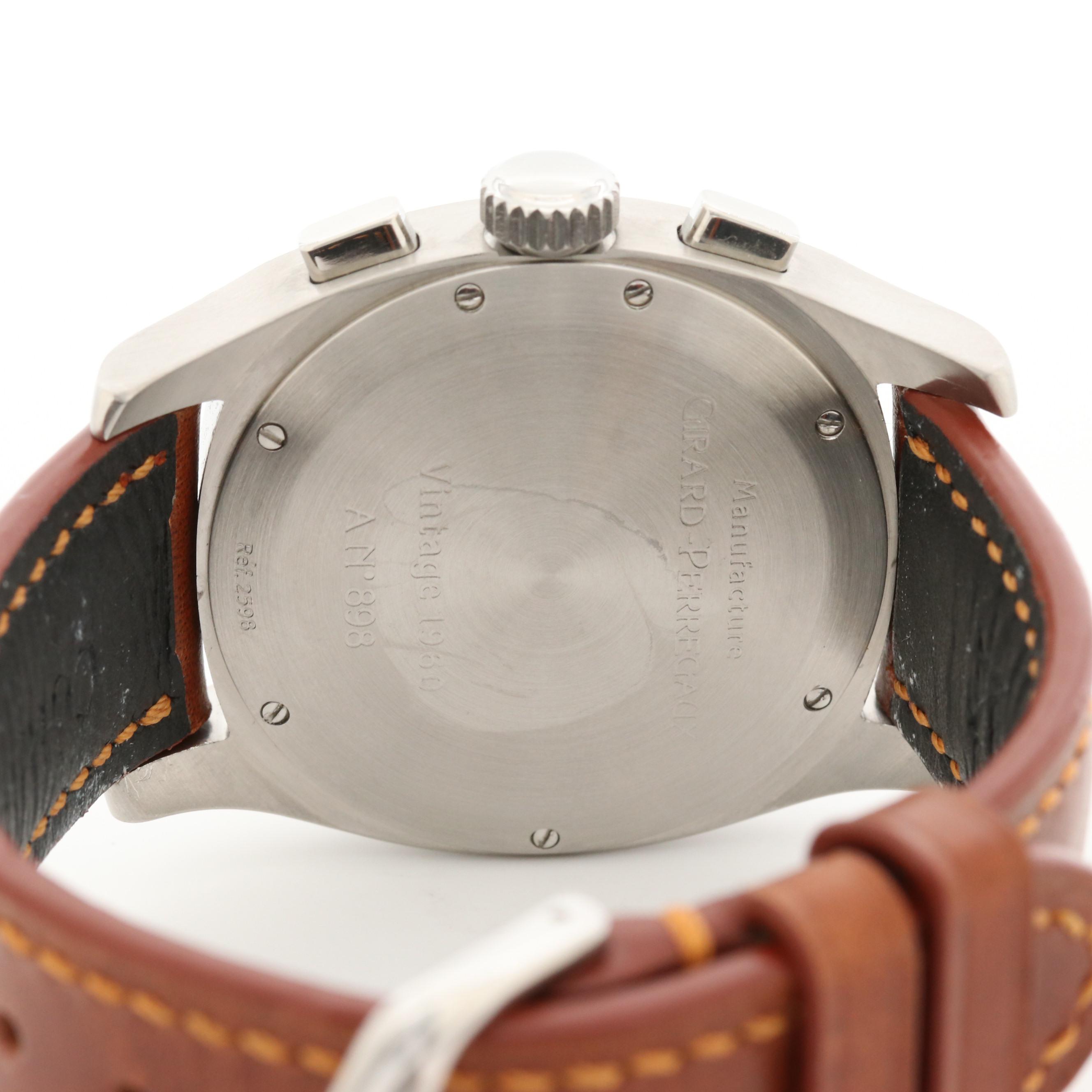 Girard-Perregaux Vintage  1960 Stainless Steel Automatic Chronograph Watch