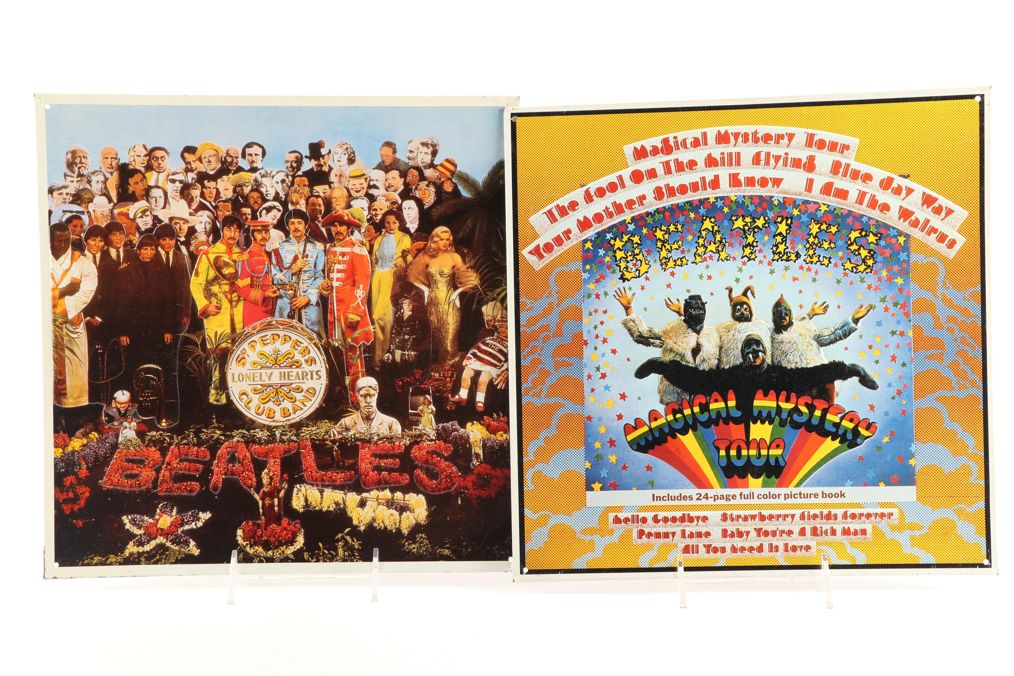 Tin Beatles Album Cover Tin Signs and More