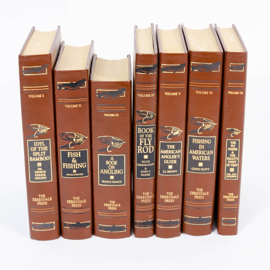 "Fly Fisherman's Gold" Limited Edition Leather Bound Books, Volumes I-VII